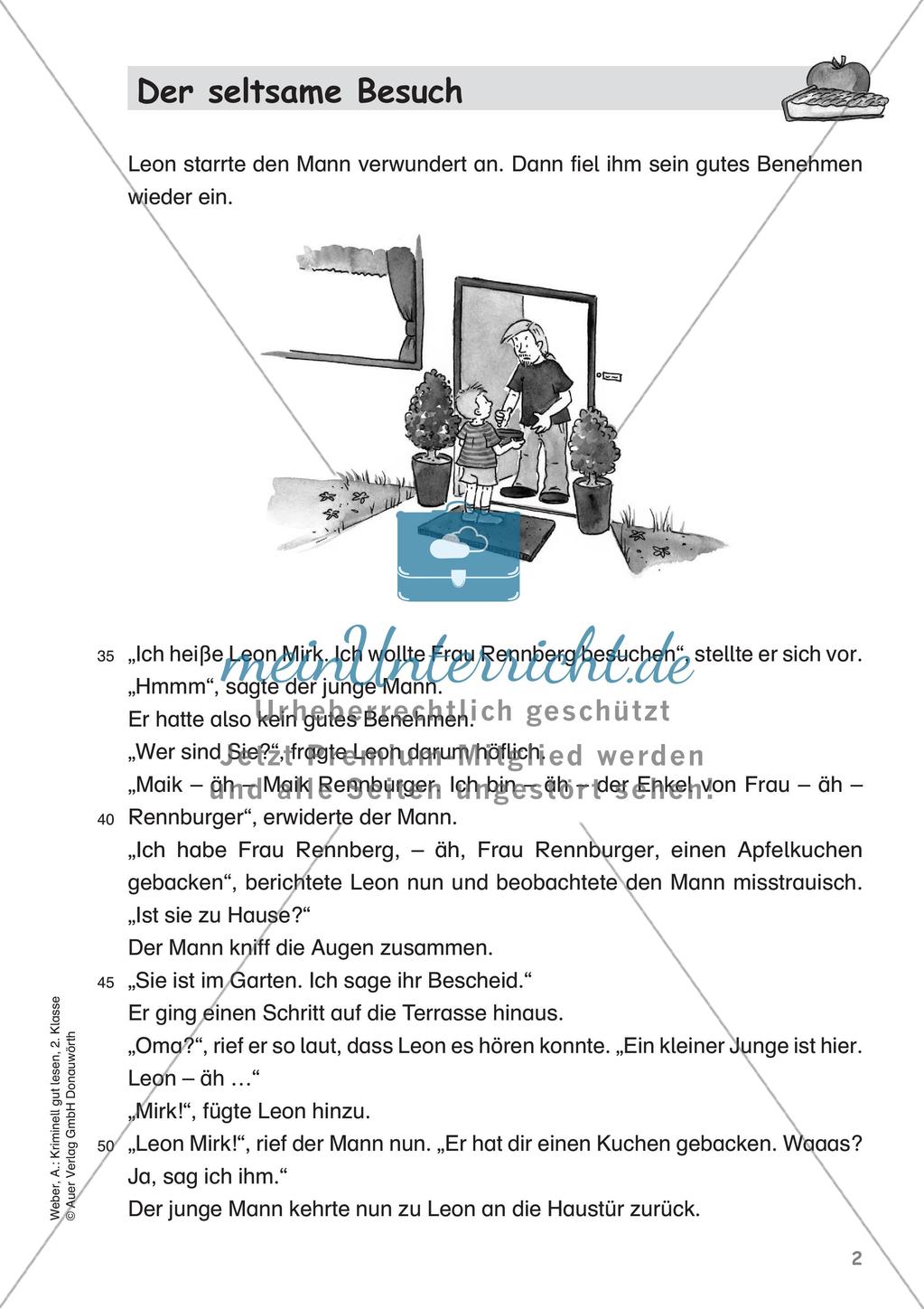 Lesekrimi: Der seltsame Besuch Preview 4