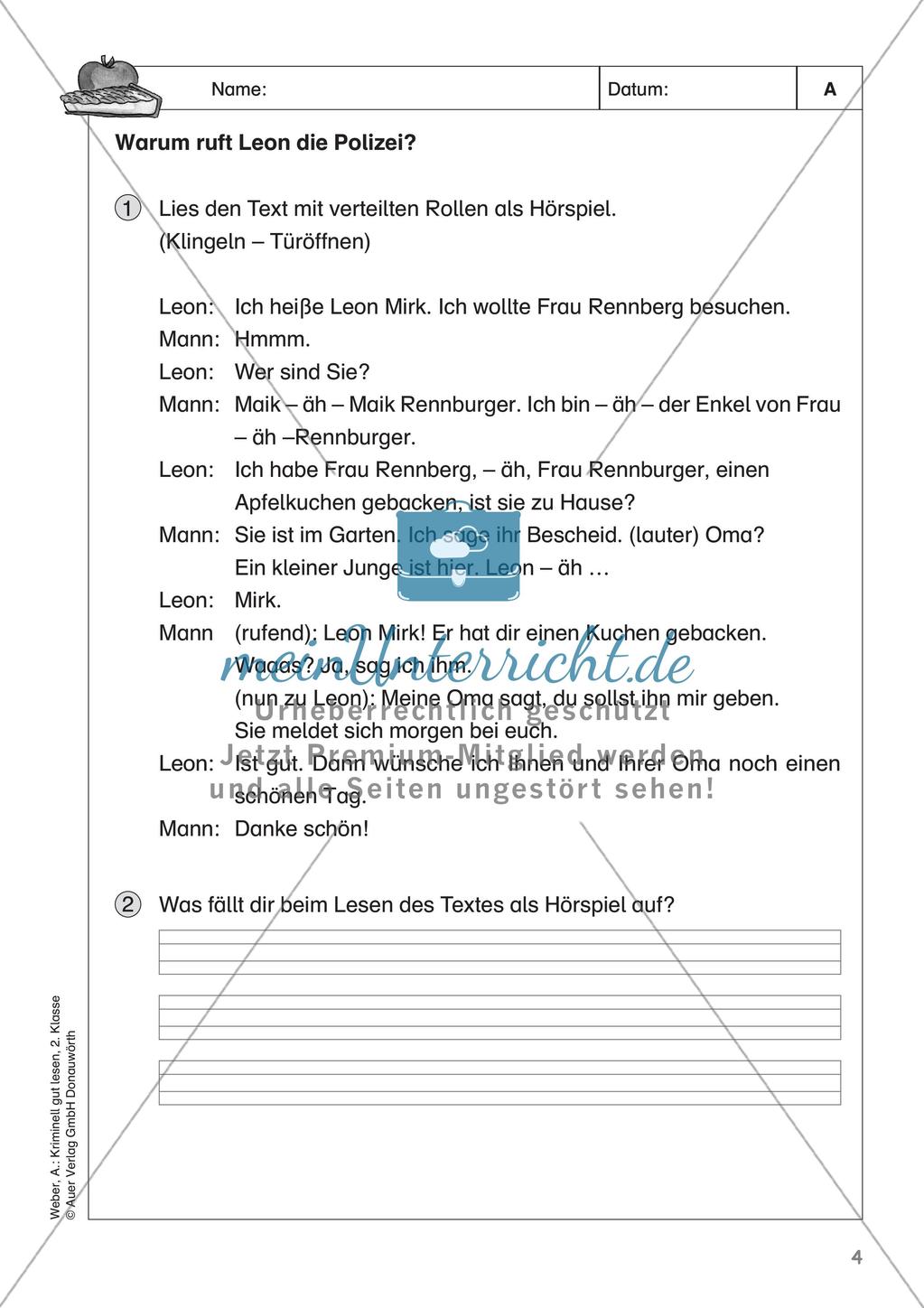Lesekrimi: Der seltsame Besuch Preview 6