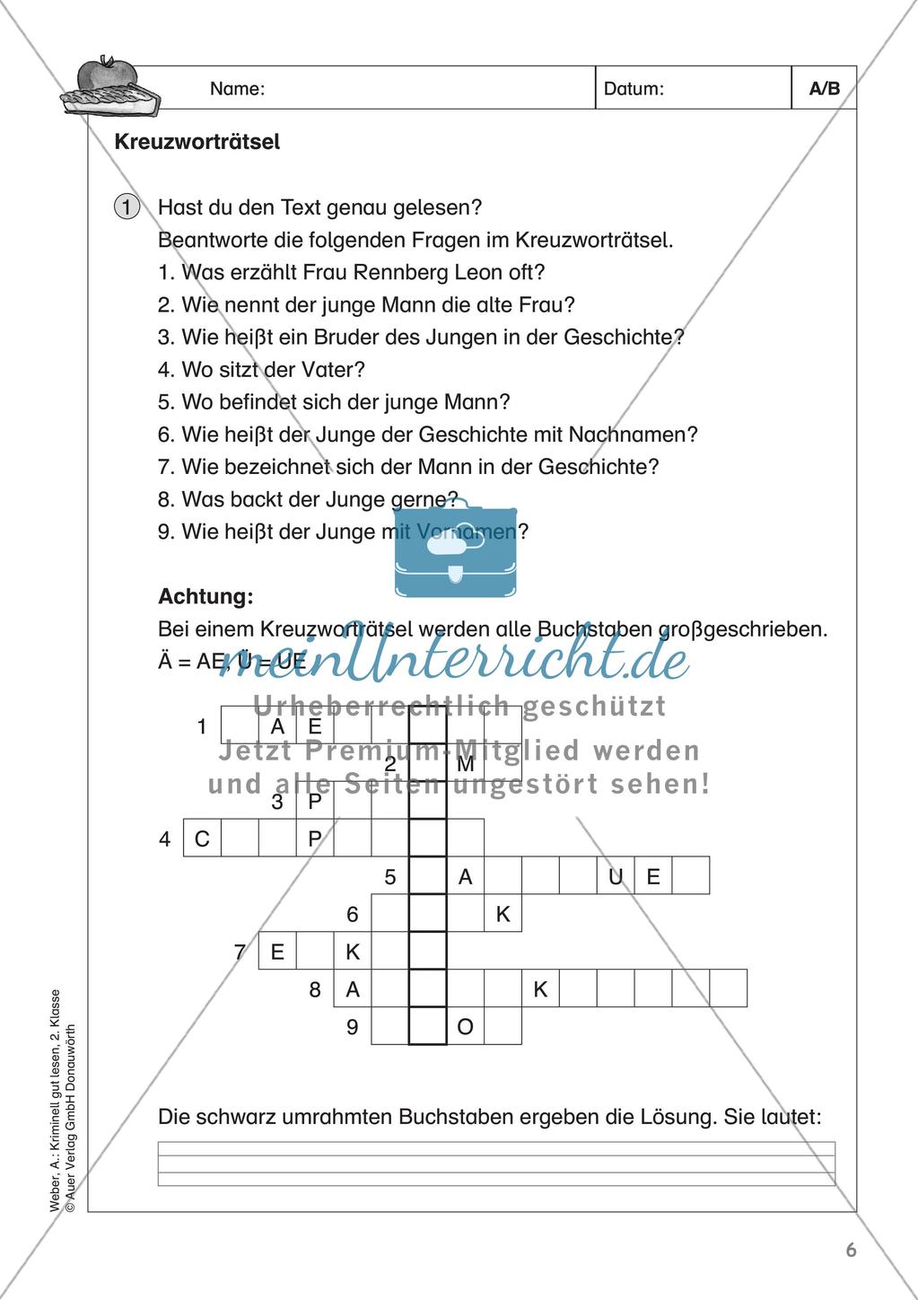 Lesekrimi: Der seltsame Besuch Preview 8