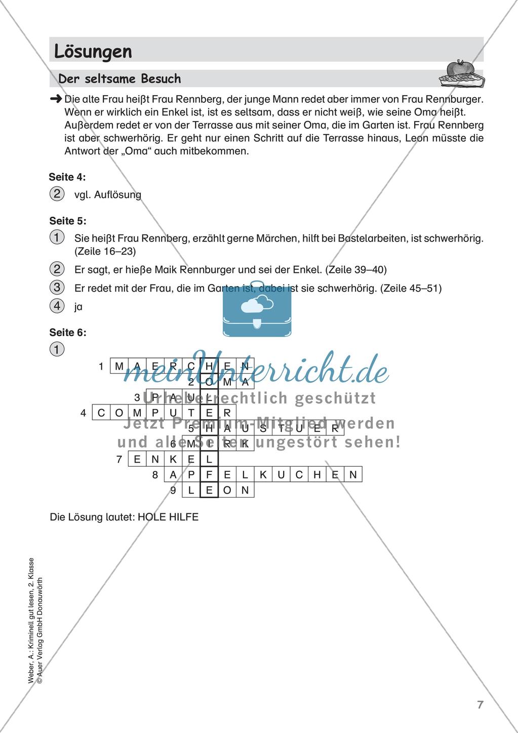 Lesekrimi: Der seltsame Besuch Preview 9
