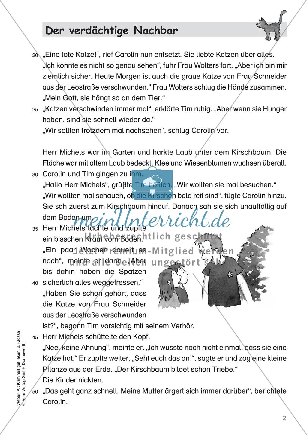 Lesekrimi: Der verdächtige Nachbar Preview 4