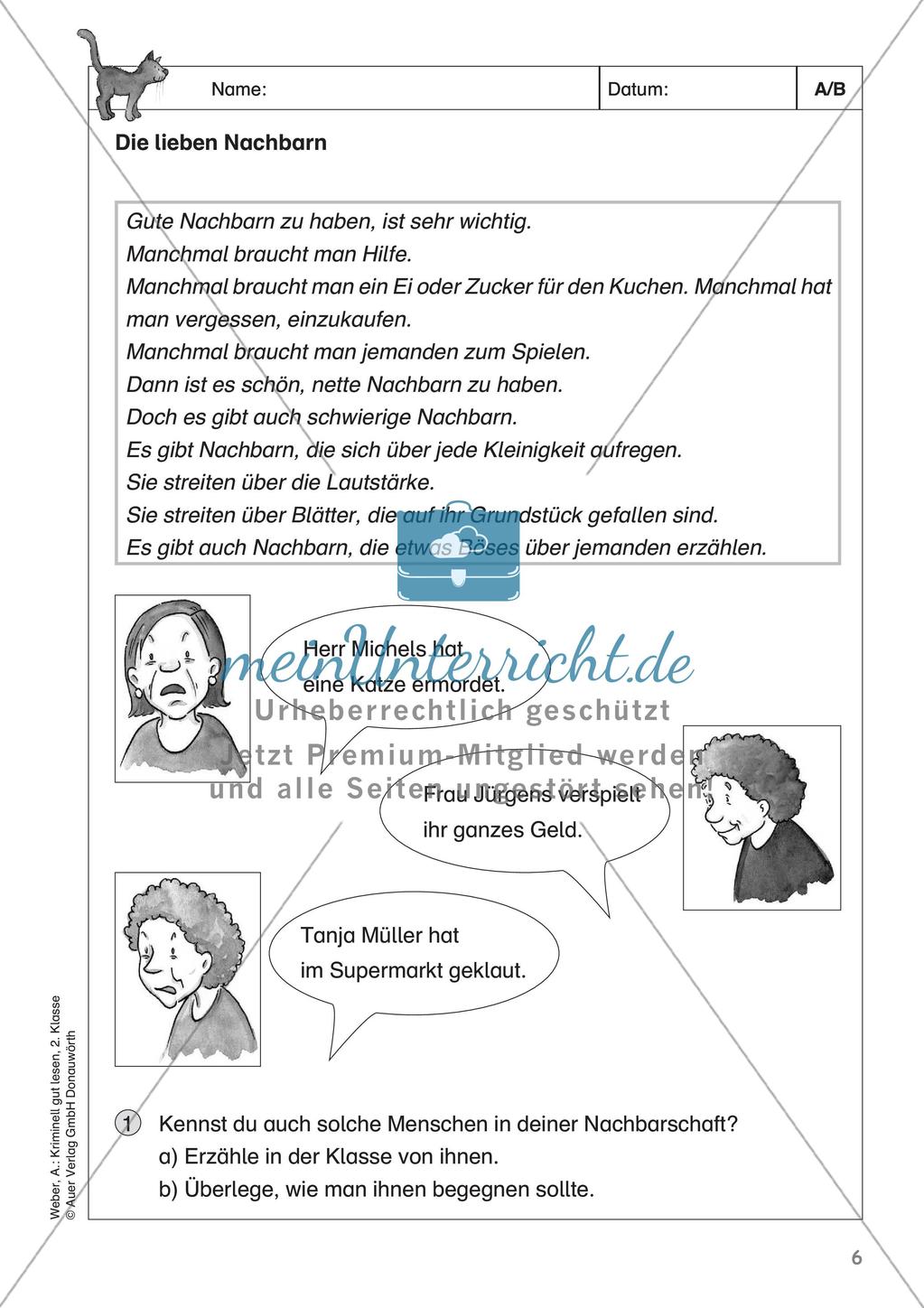 Lesekrimi: Der verdächtige Nachbar Preview 8