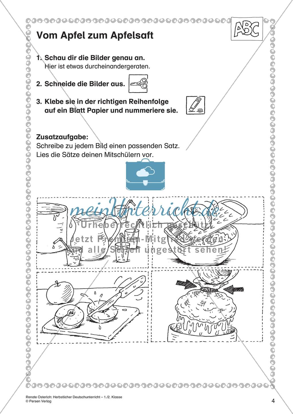 Deutschunterricht über den Herbst Preview 6