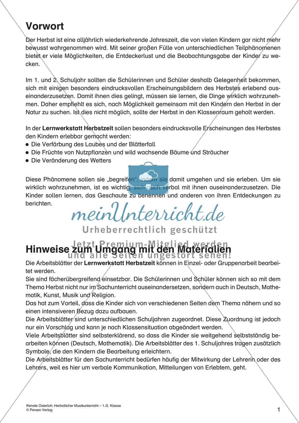 Herbstlicher Musikunterricht Preview 3