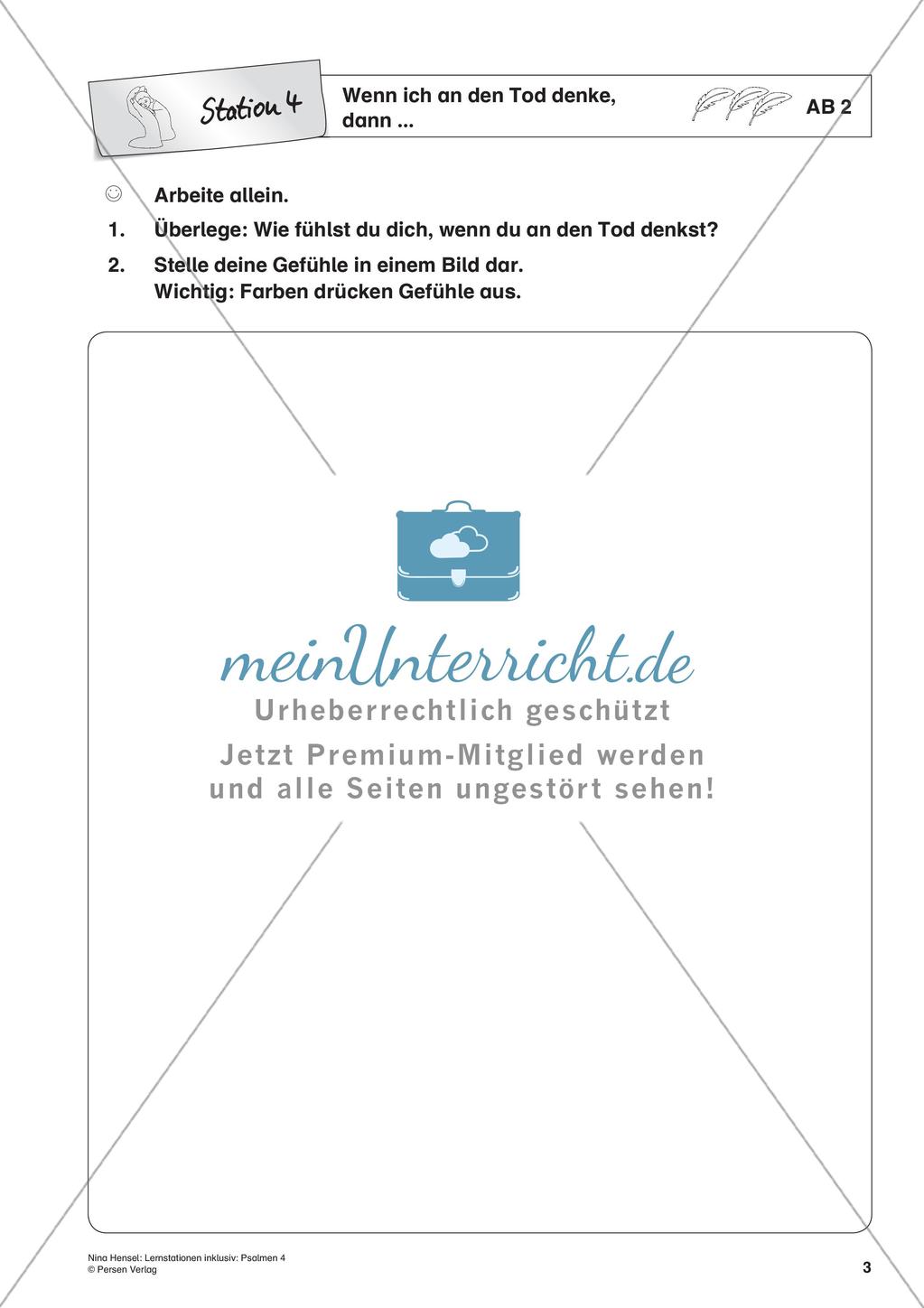 Psalmen: Trauer und Trost Preview 5