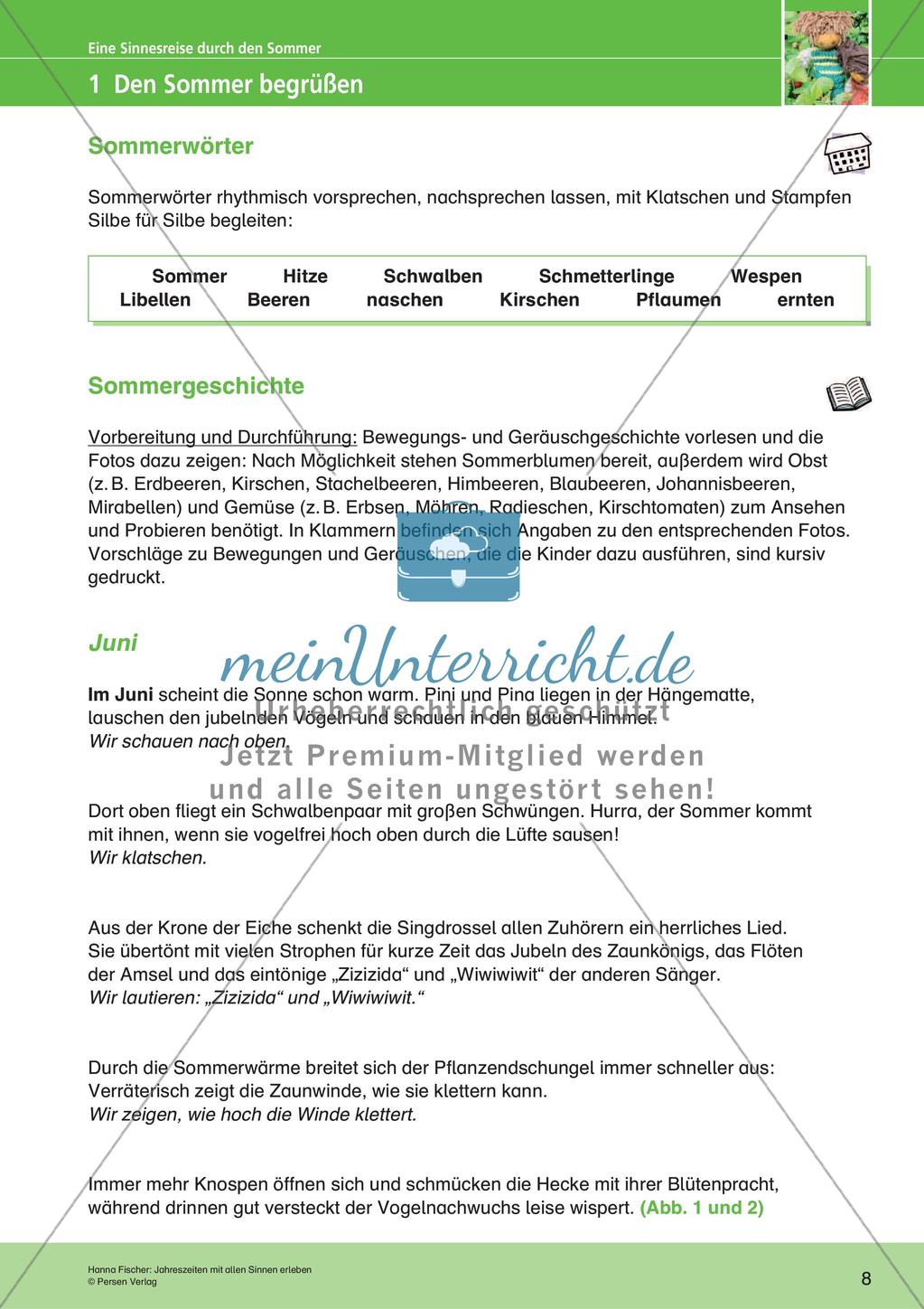 Jahreszeiten mit allen Sinnen erleben: Sommer Preview 10