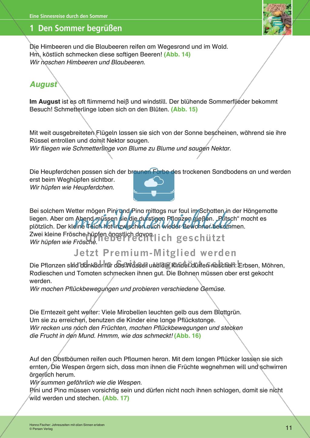 Jahreszeiten mit allen Sinnen erleben: Sommer Preview 13