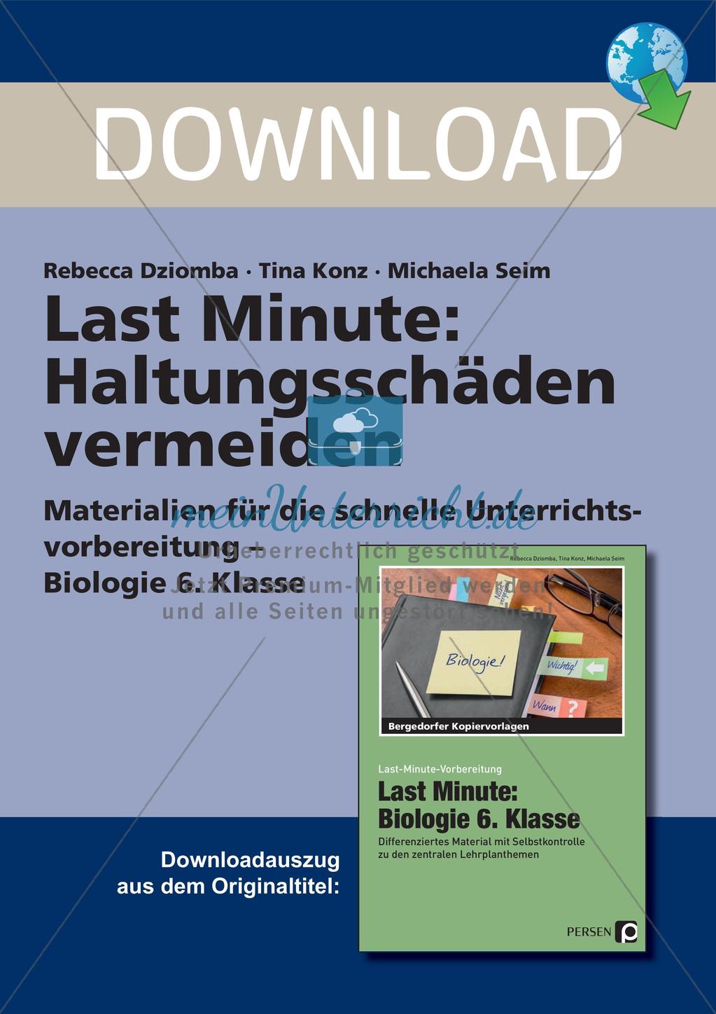 Rückenschule: Vermeidung von Haltungsschäden Preview 1