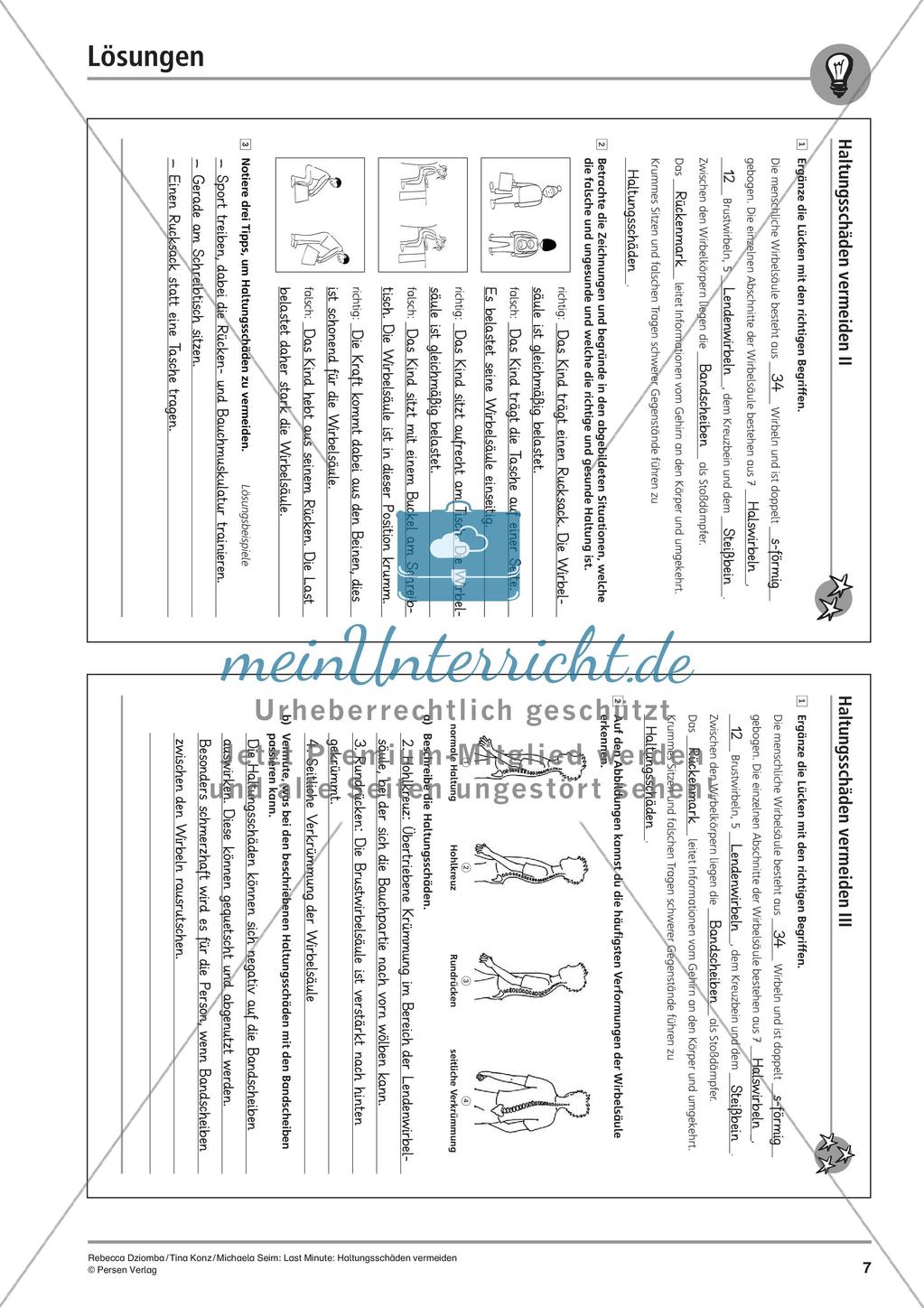 Rückenschule: Vermeidung von Haltungsschäden Preview 9