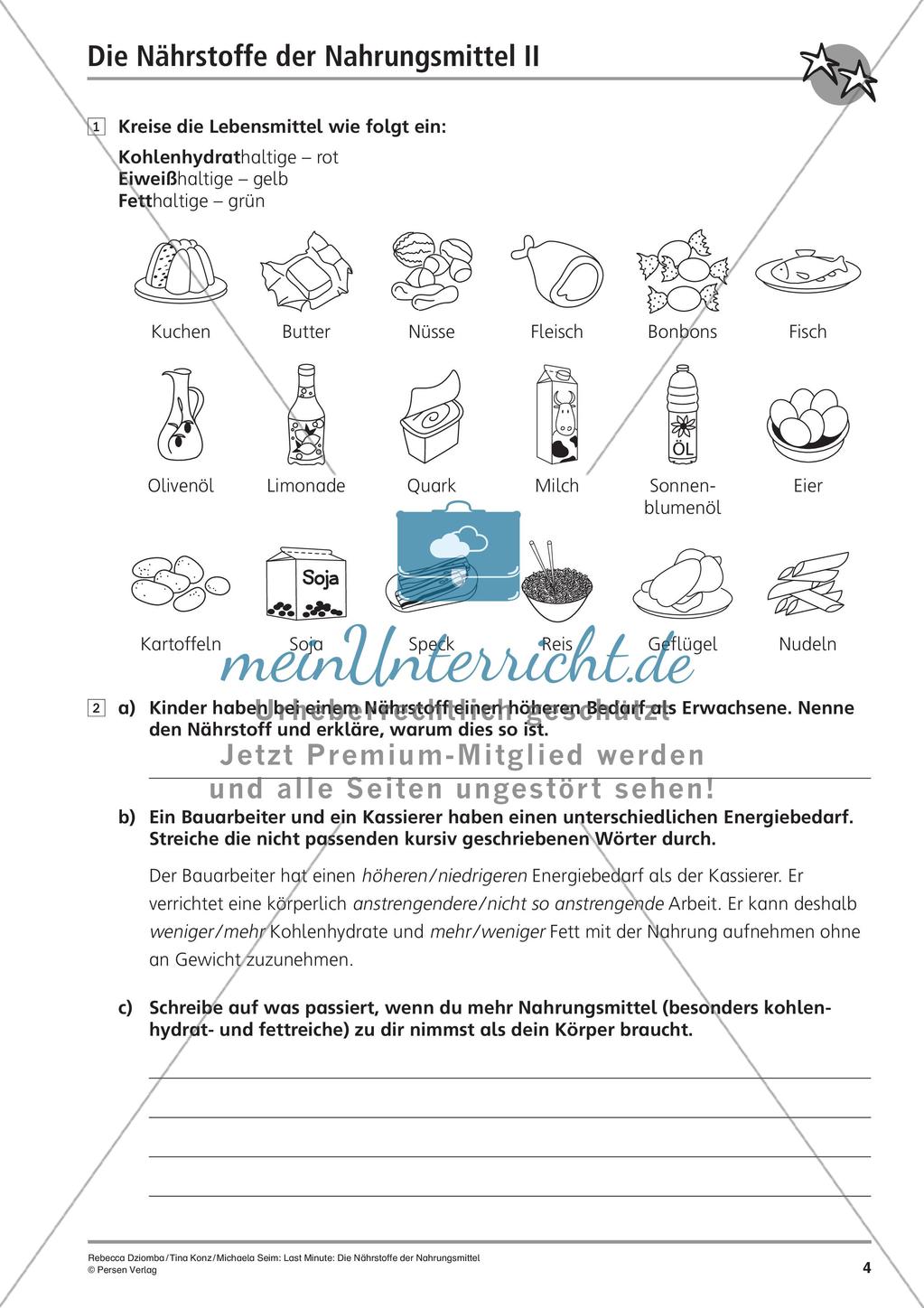 Ernährung: Nährstoffe Preview 6