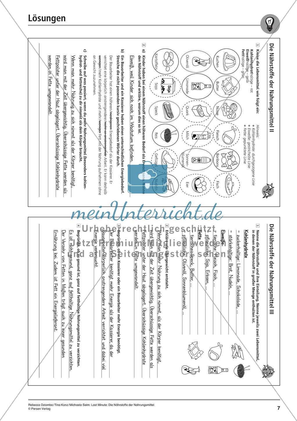 Ernährung: Nährstoffe Preview 9