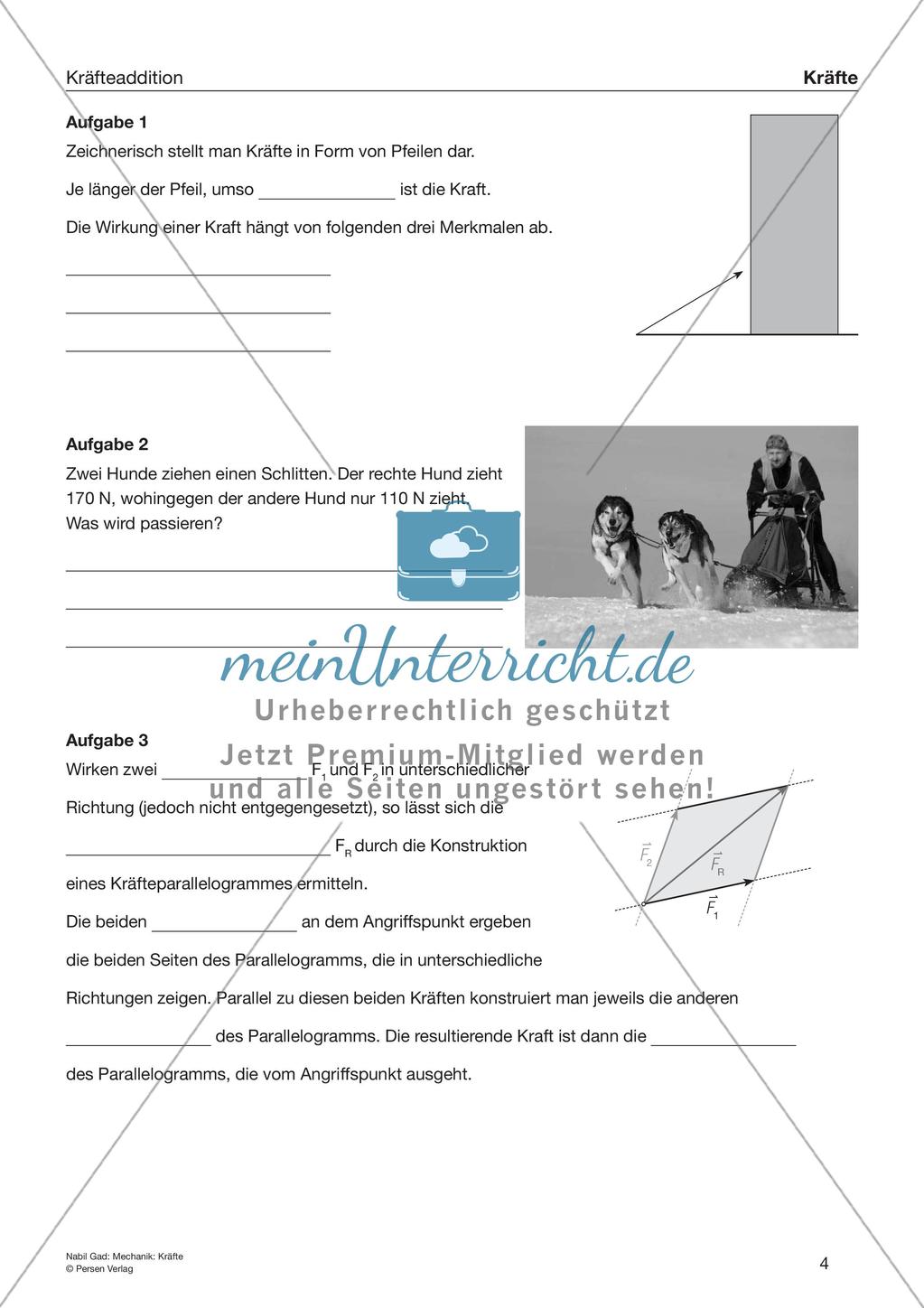 Mechanik: Kräfte Preview 6