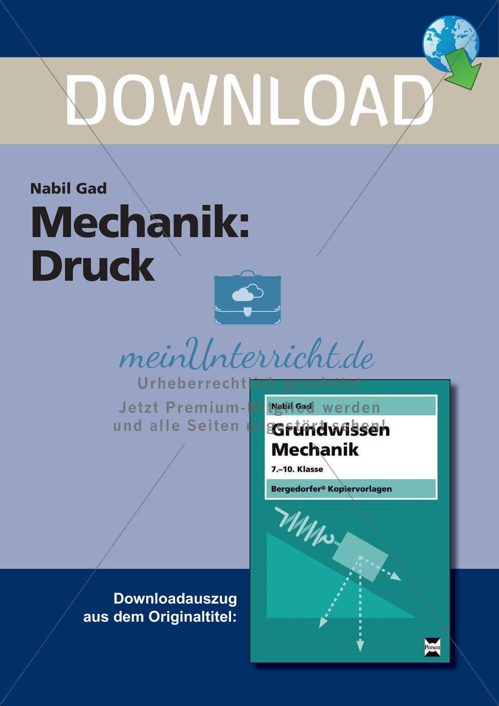Mechanik: Druck Preview 1