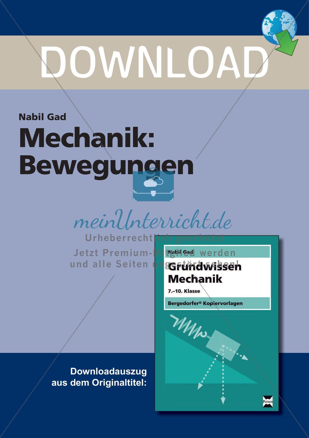 Mechanik: Bewegungen Preview 1