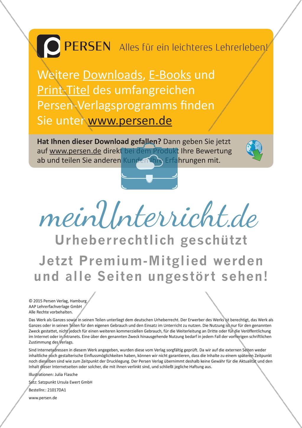 Bergedorfer Signalkarten: Hilfen zur Tagesstruktur Preview 11