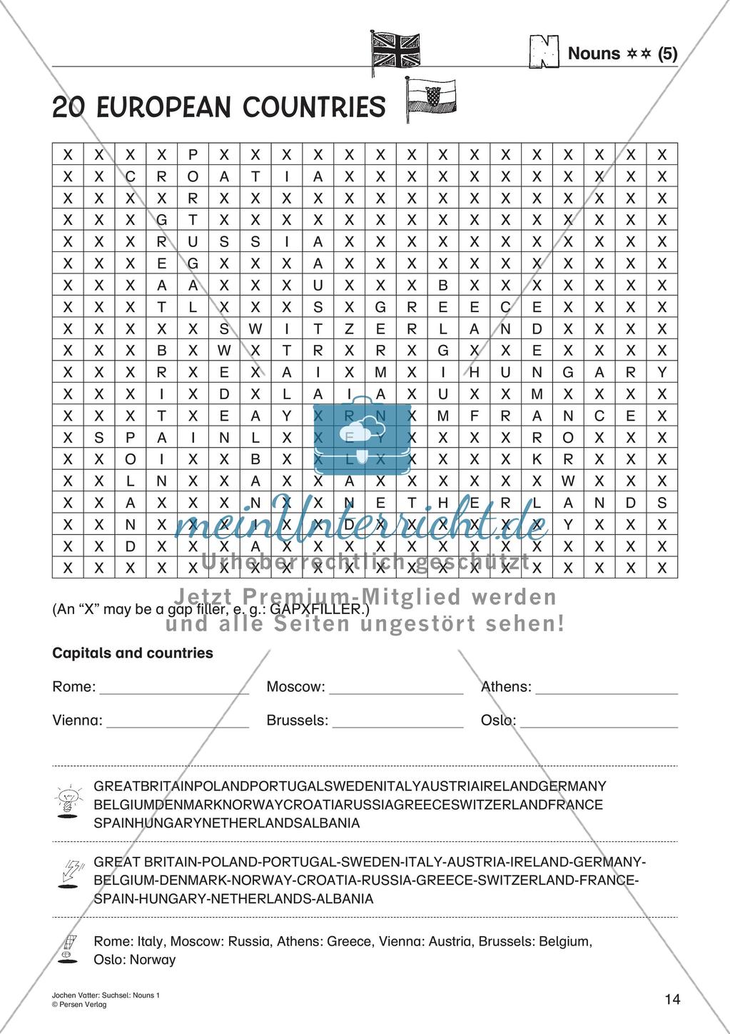 Suchsel: Nouns Preview 16