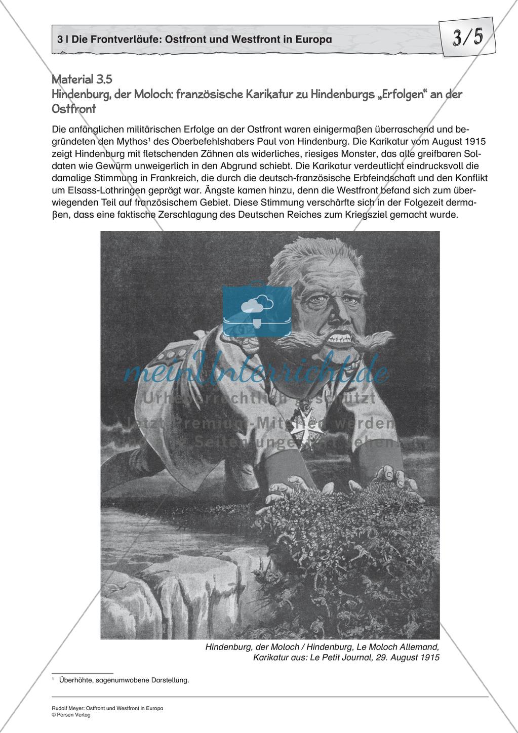 Erster Weltkrieg: Ostfront und Westfront in Europa Preview 8