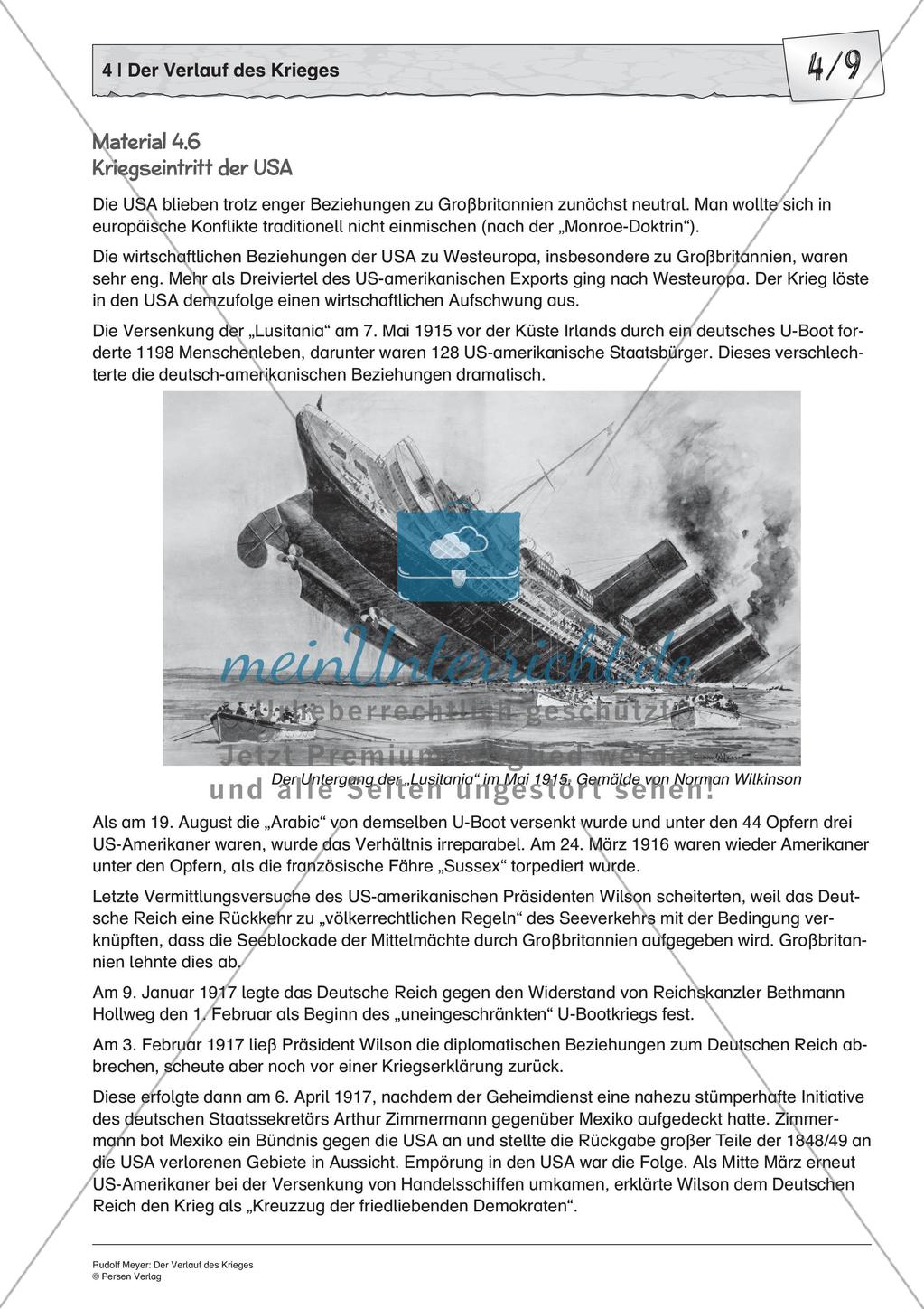 Der Verlauf des ersten Weltkrieges Preview 12
