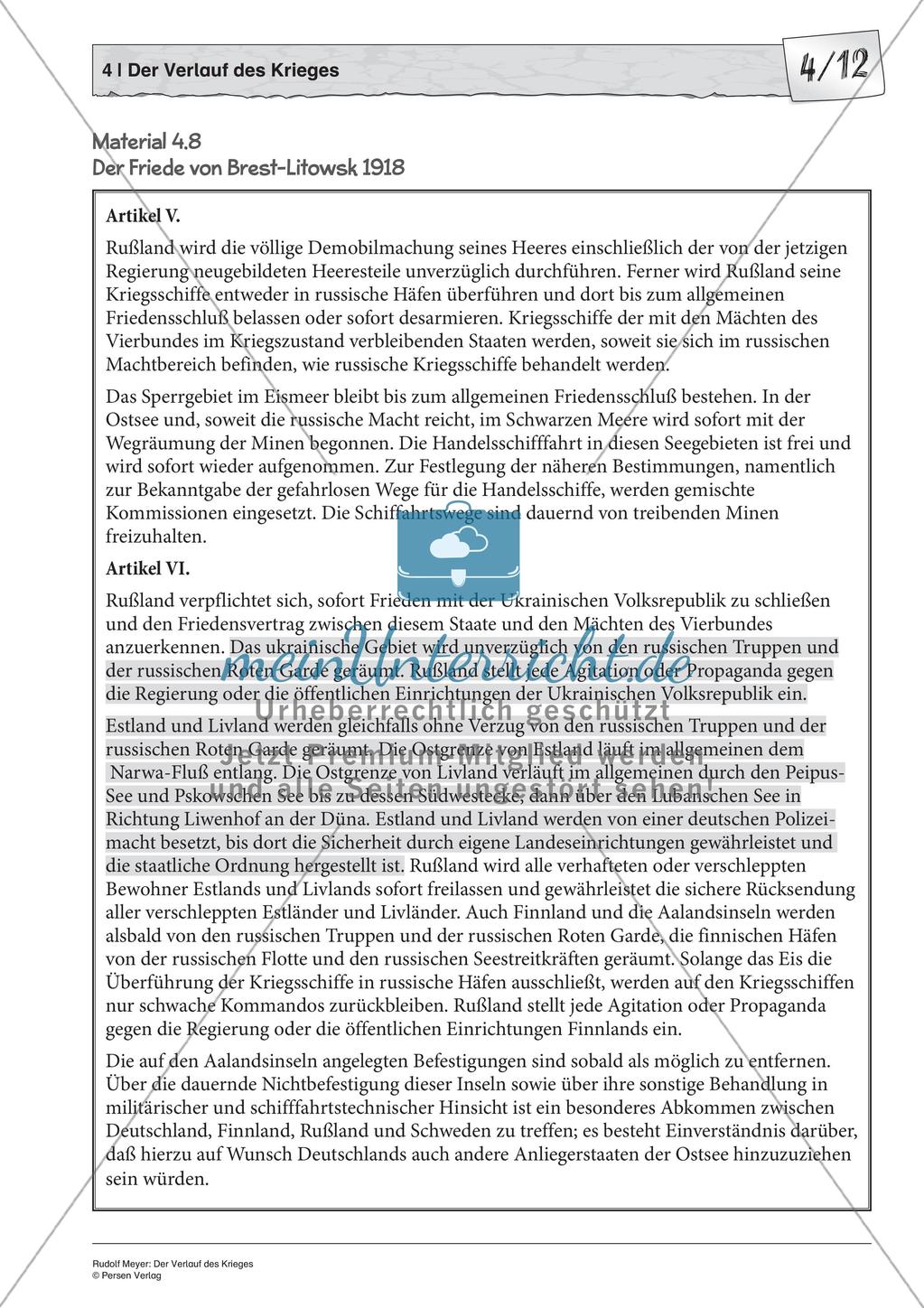 Der Verlauf des ersten Weltkrieges Preview 15