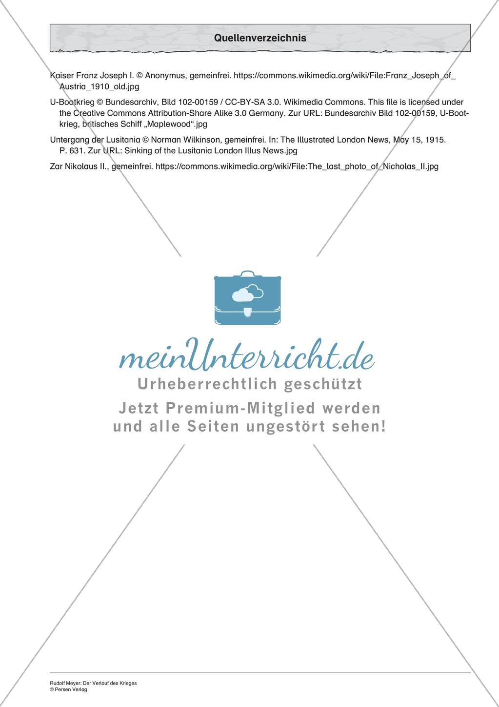 Der Verlauf des ersten Weltkrieges Preview 21