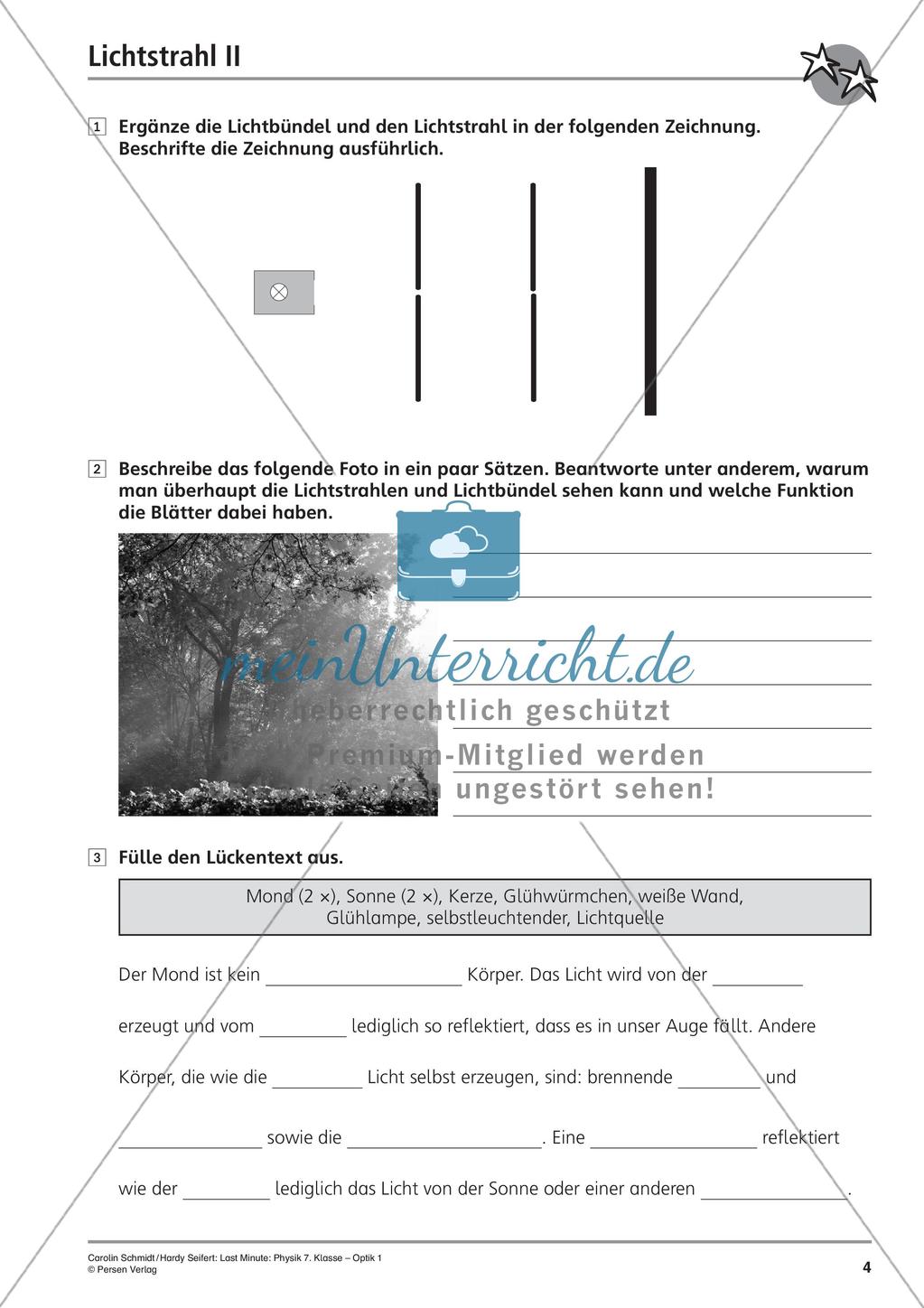 Optik: Lichtstrahl Preview 6