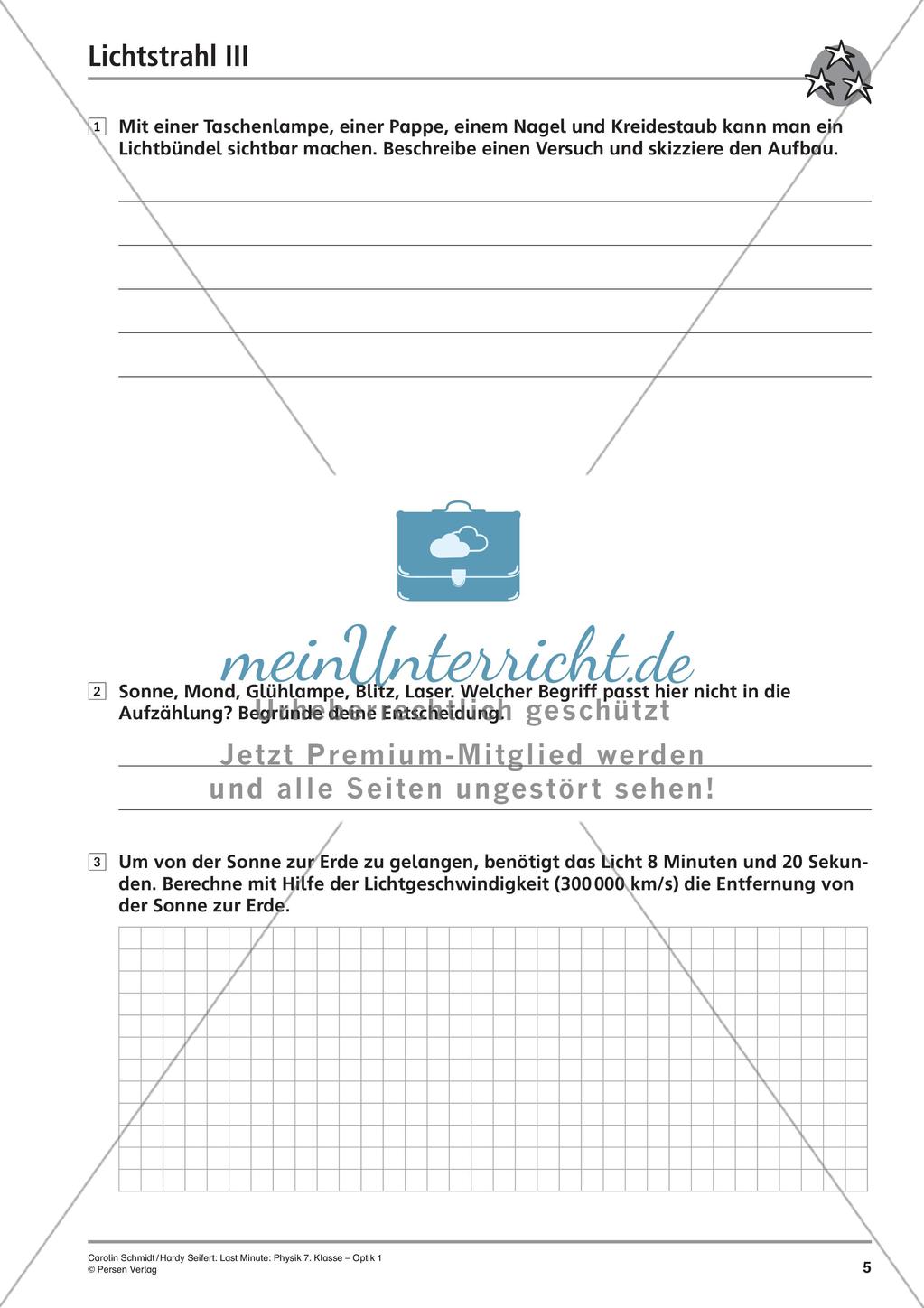 Optik: Lichtstrahl Preview 7