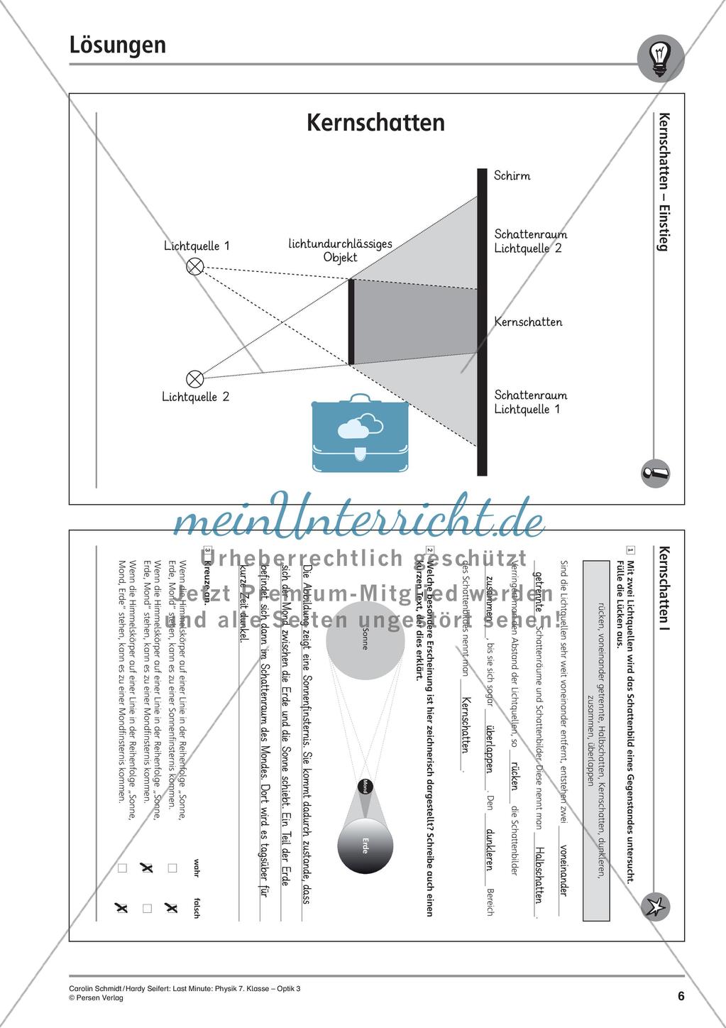 Last Minute: Physik 7. Klasse - Optik 3 Preview 8