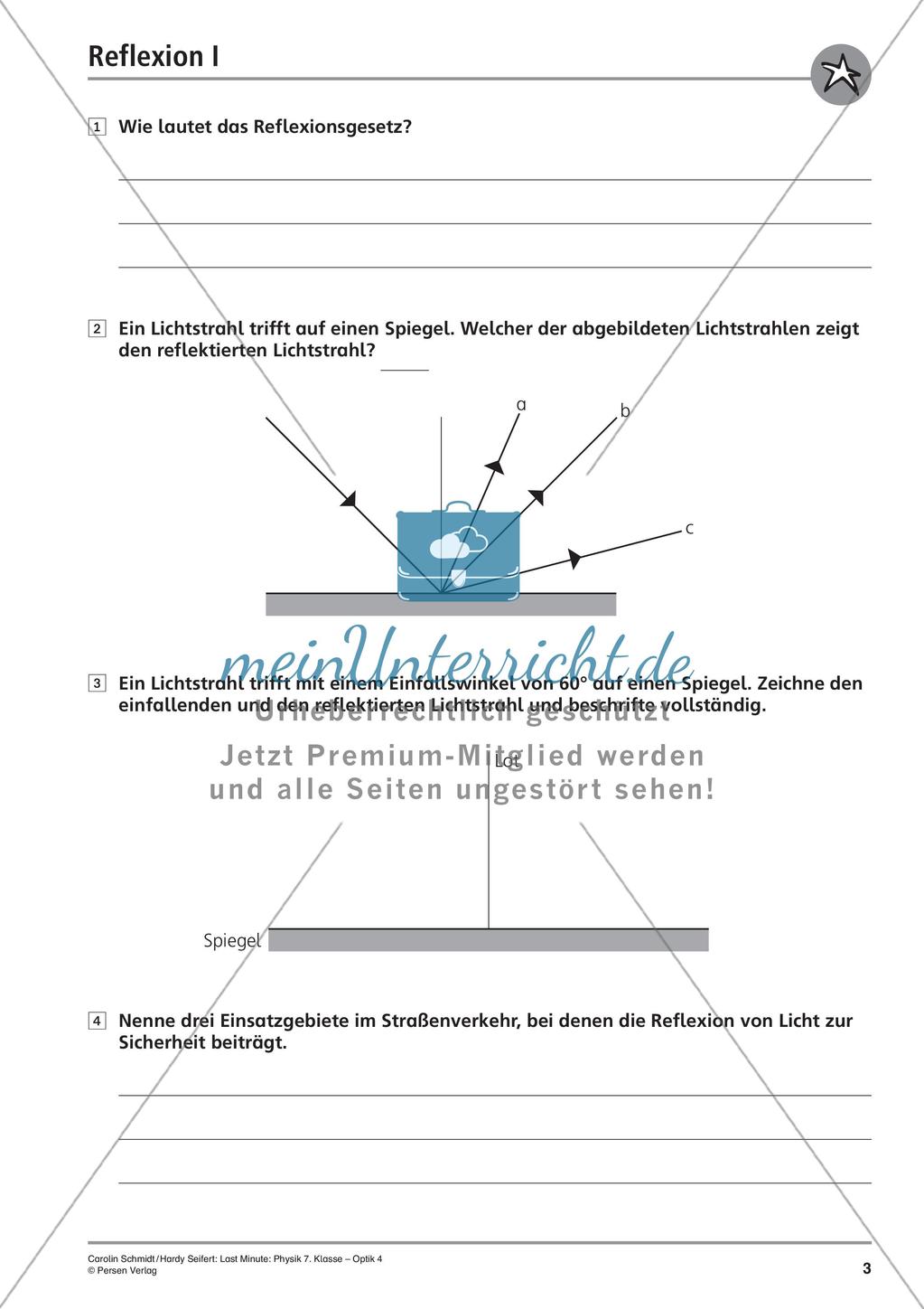 Optik: Reflexion Preview 5