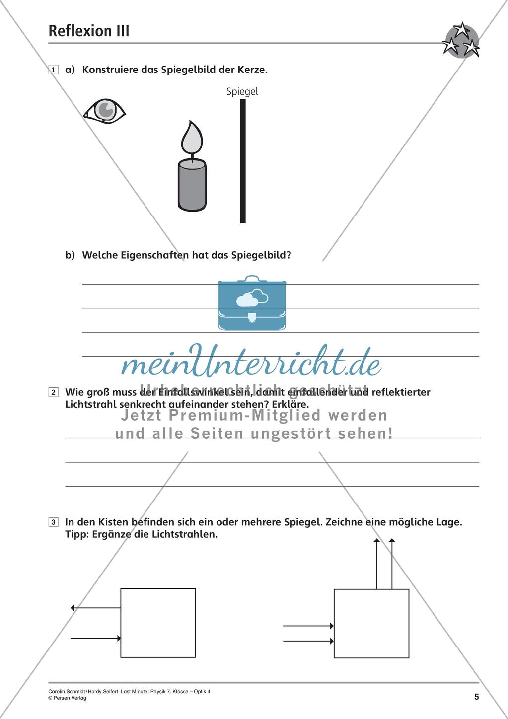 Optik: Reflexion Preview 7