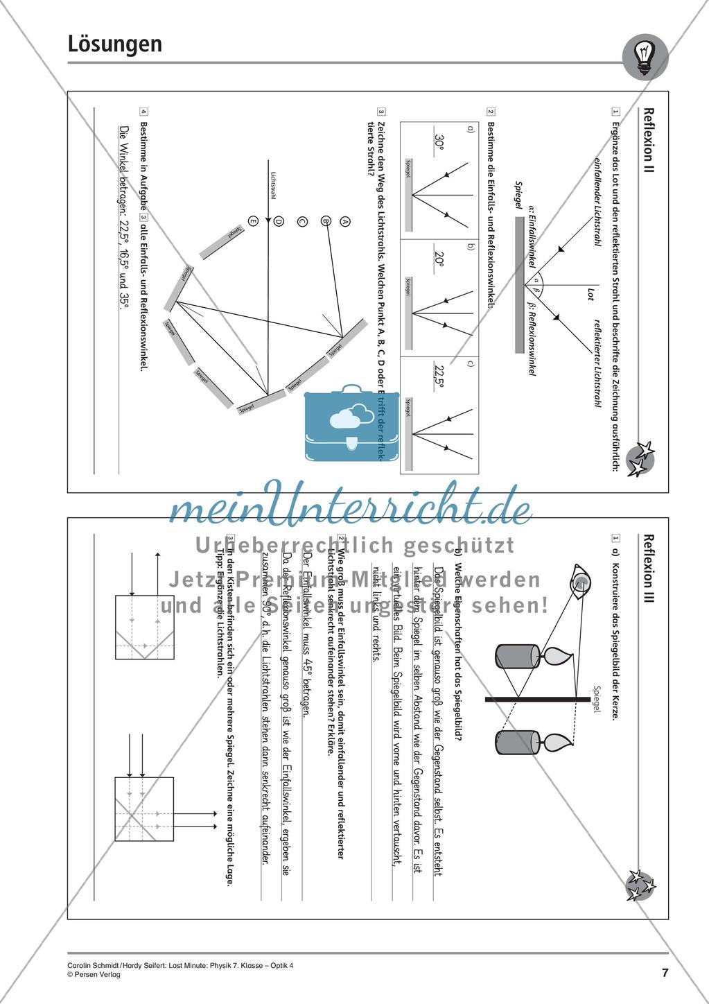Optik: Reflexion Preview 9