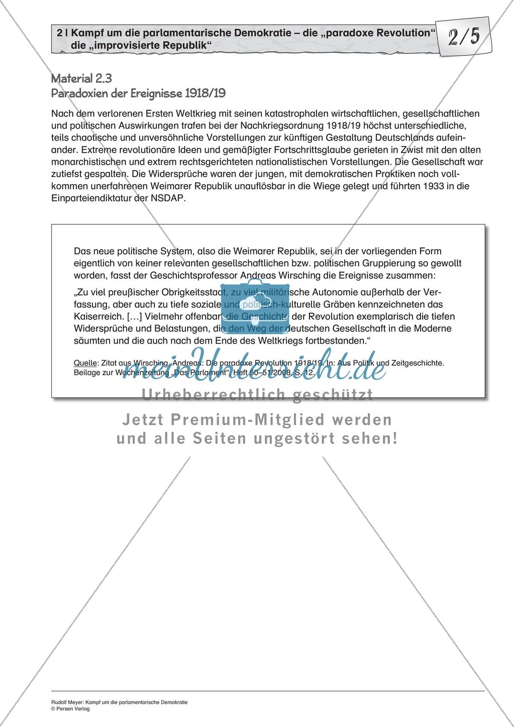Kampf um die parlamentarische Demokratie Preview 8