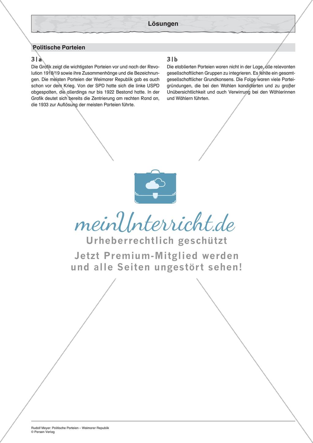 Politische Parteien in der Weimarer Republik Preview 6