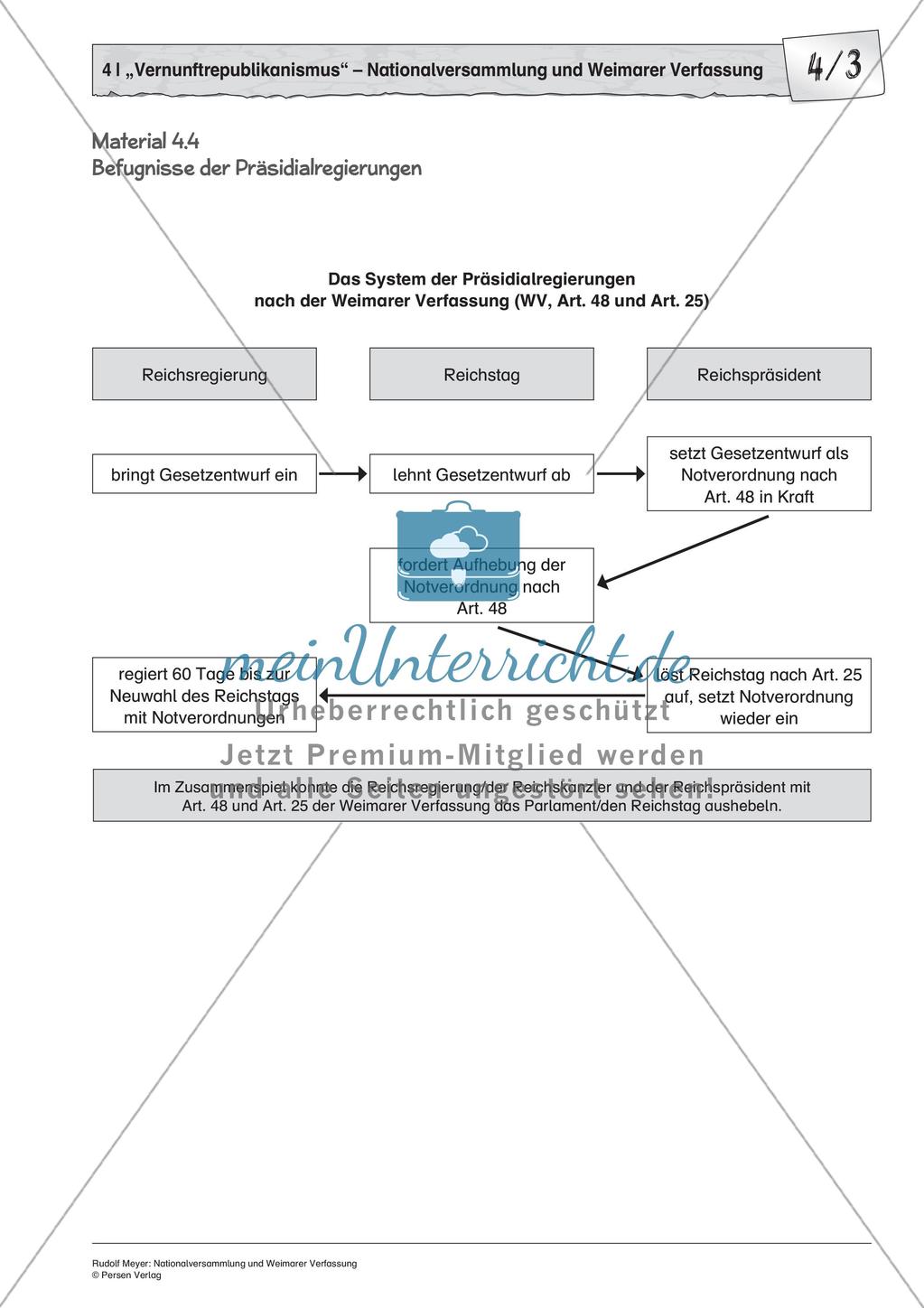 Nationalversammlung und Weimarer Verfassung Preview 6