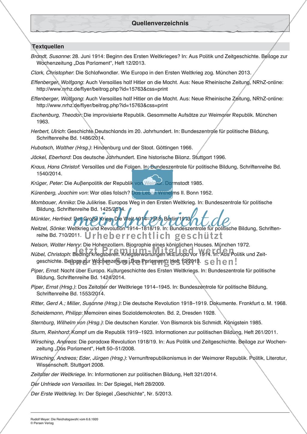 Die Reichstagswahl vom 6.6.1920 Preview 6