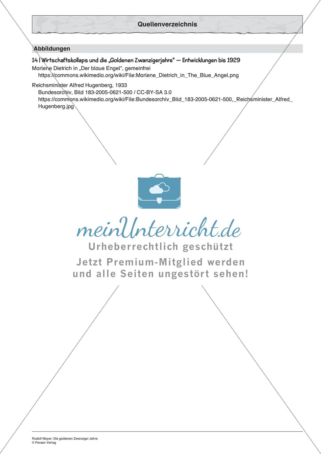 Die Weimarer Republik: Die goldenen Zwanziger Jahre Preview 10