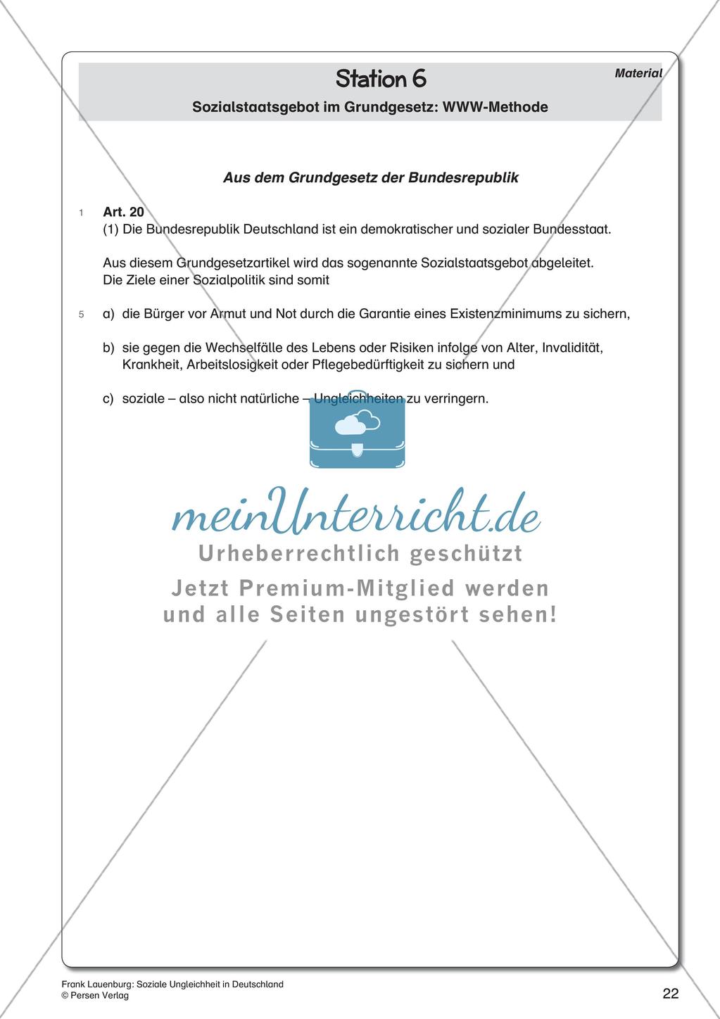 Soziale Ungleichheit in Deutschland Preview 24
