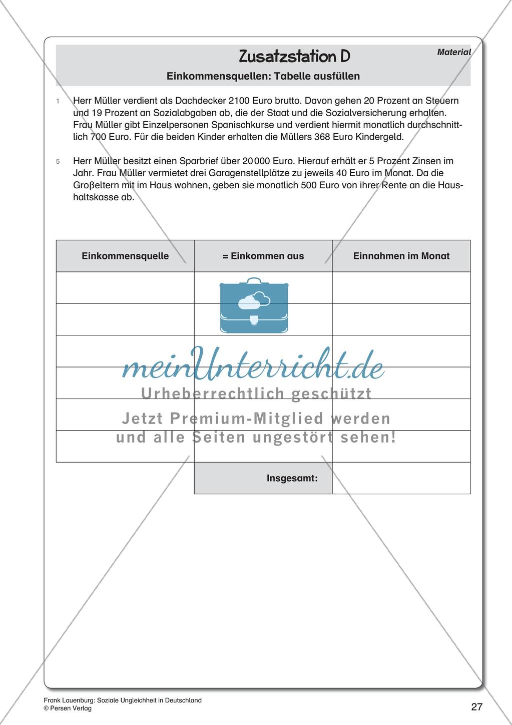 Soziale Ungleichheit in Deutschland Preview 29