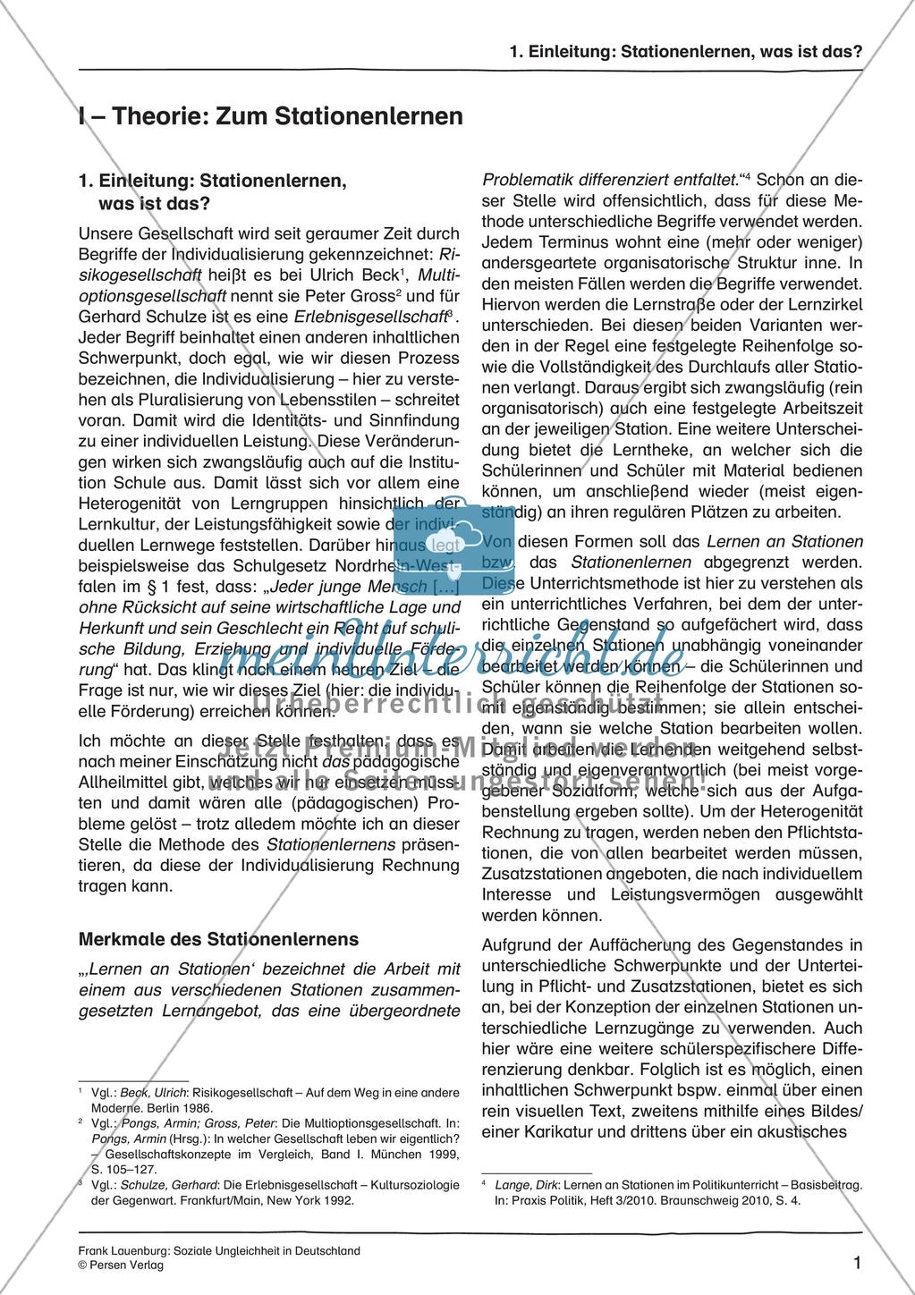 Soziale Ungleichheit in Deutschland Preview 3