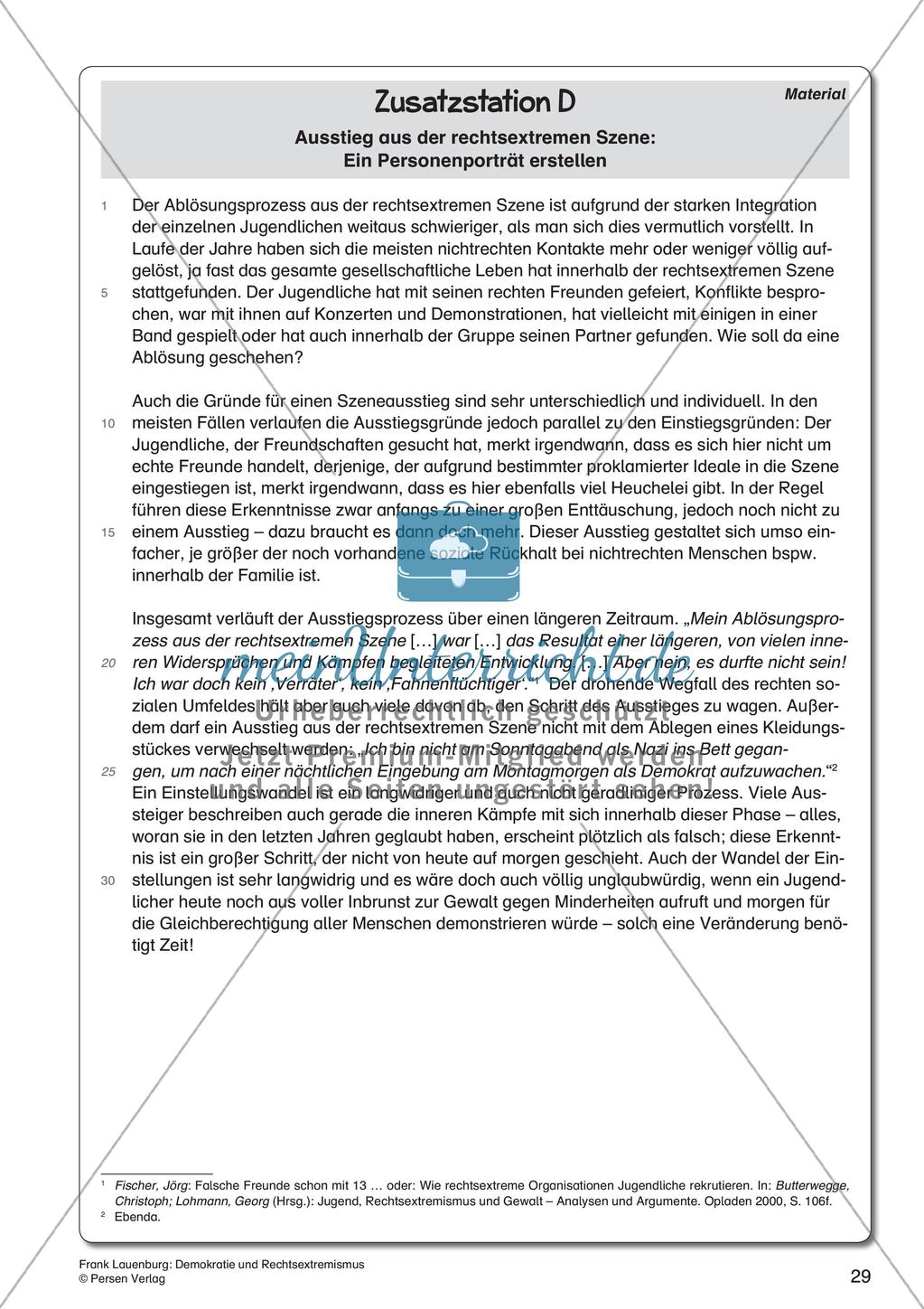 Demokratie und Rechtsextremismus Preview 31