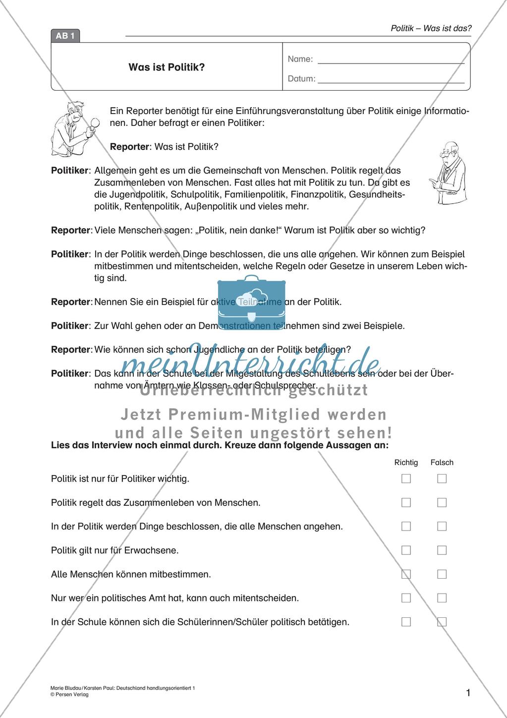 Politik: Grundlagen Preview 3