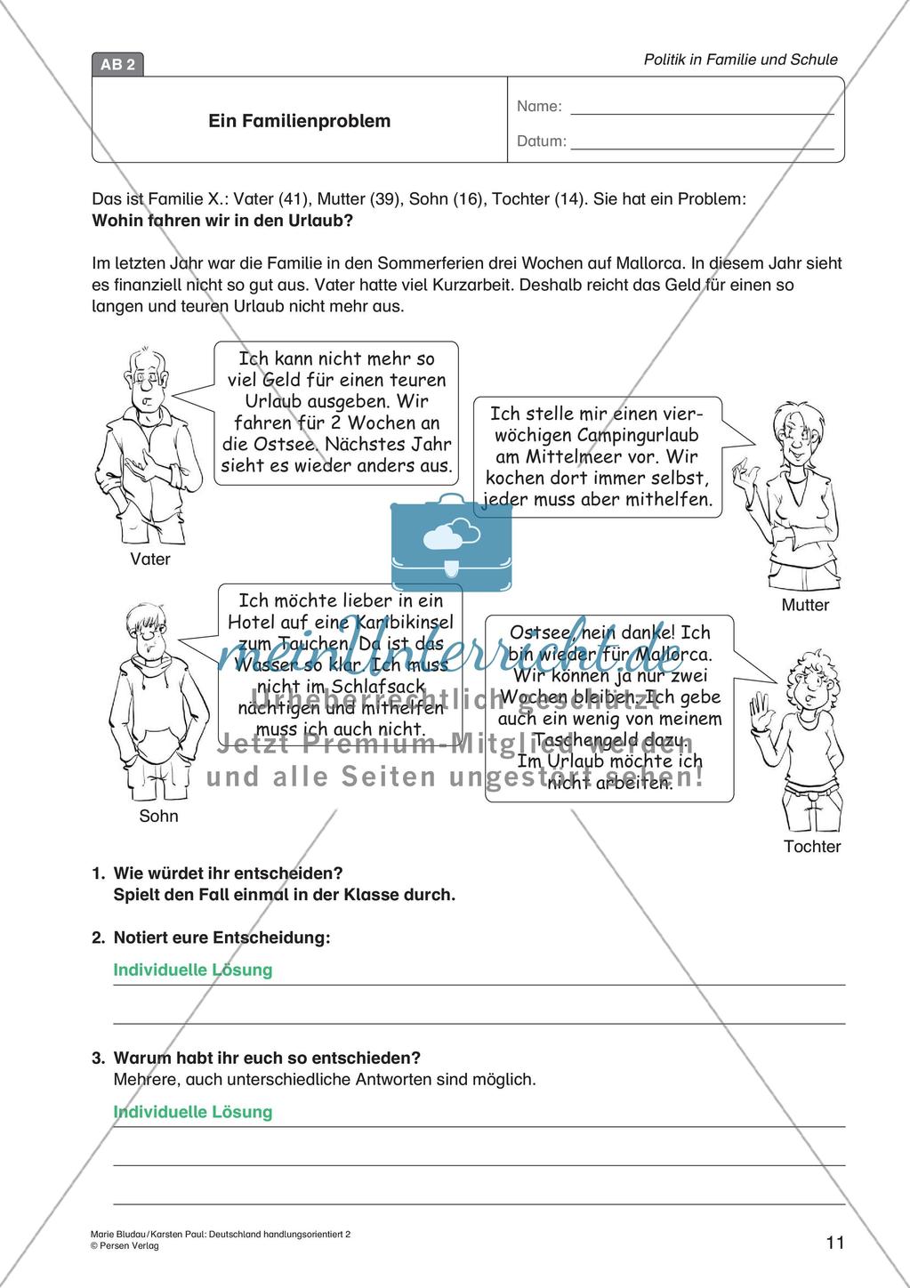 Politik in Familie und Schule Preview 13