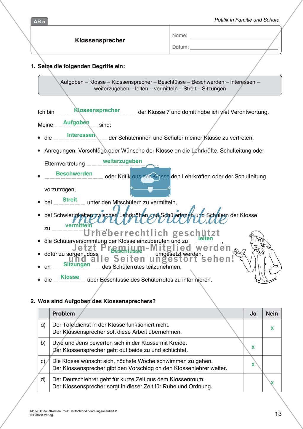 Politik in Familie und Schule Preview 15