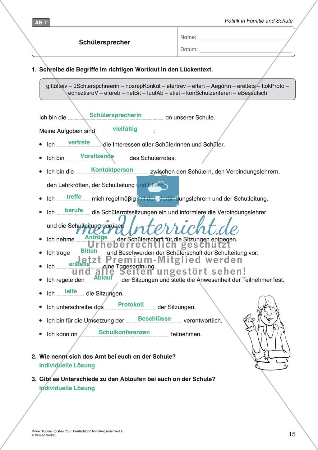Politik in Familie und Schule Preview 17