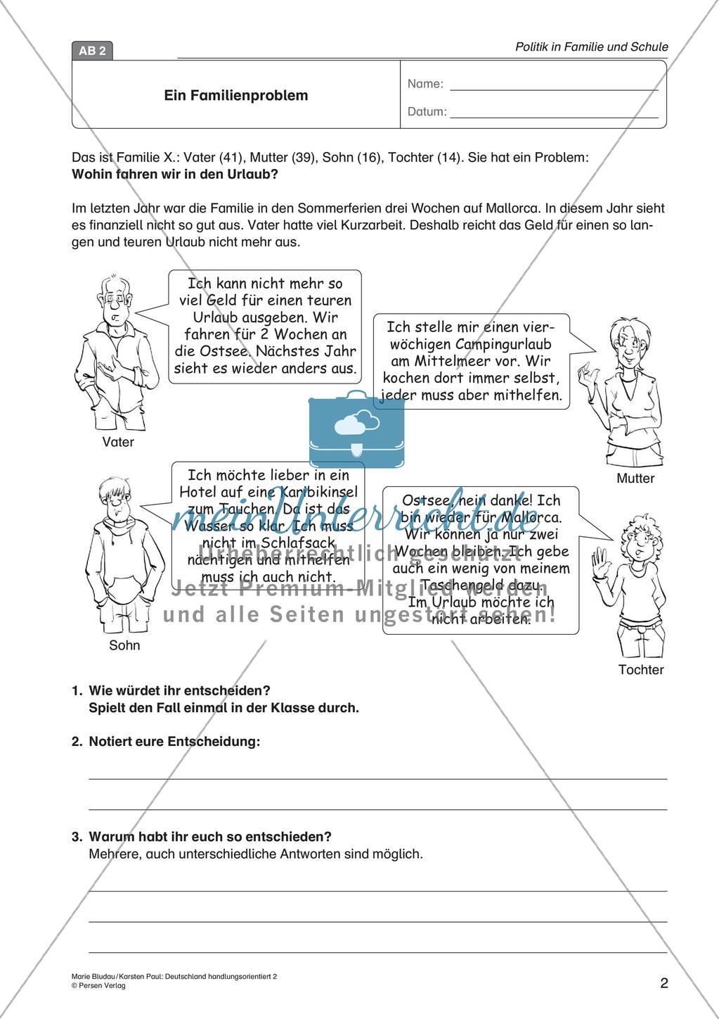 Politik in Familie und Schule Preview 4