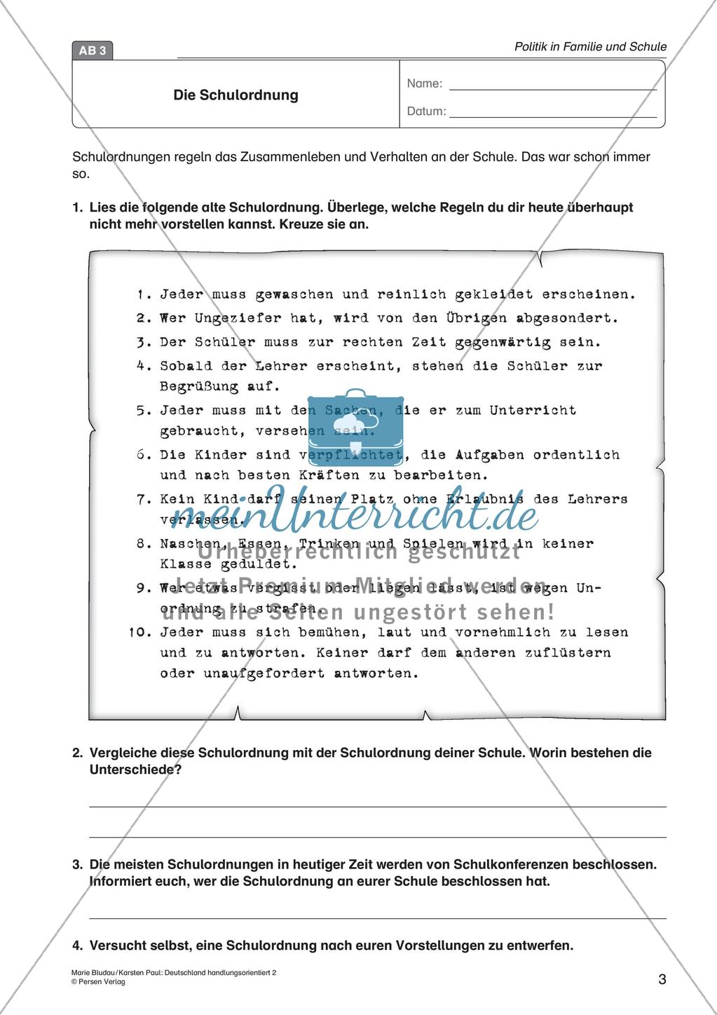 Politik in Familie und Schule Preview 5