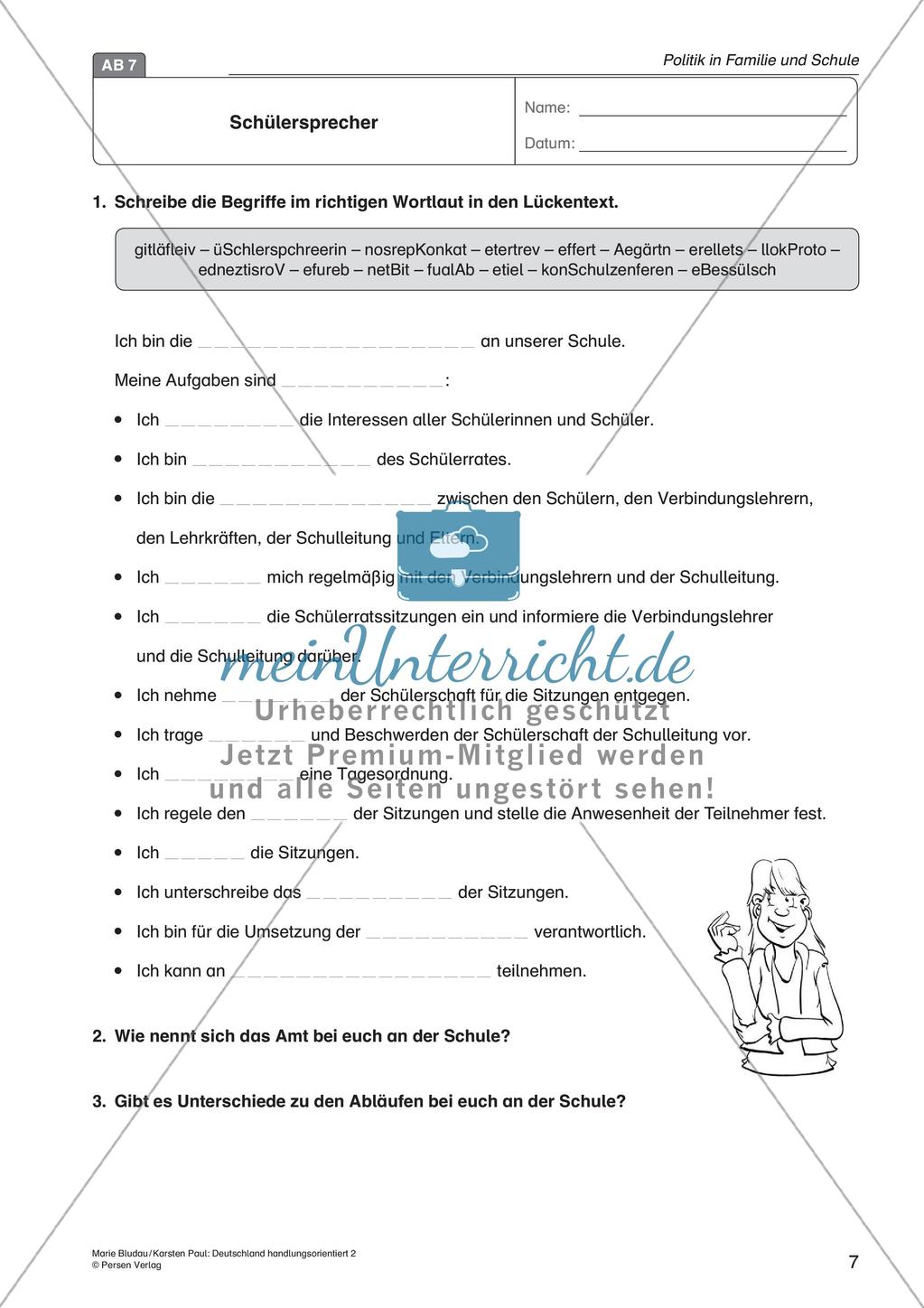 Politik in Familie und Schule Preview 9