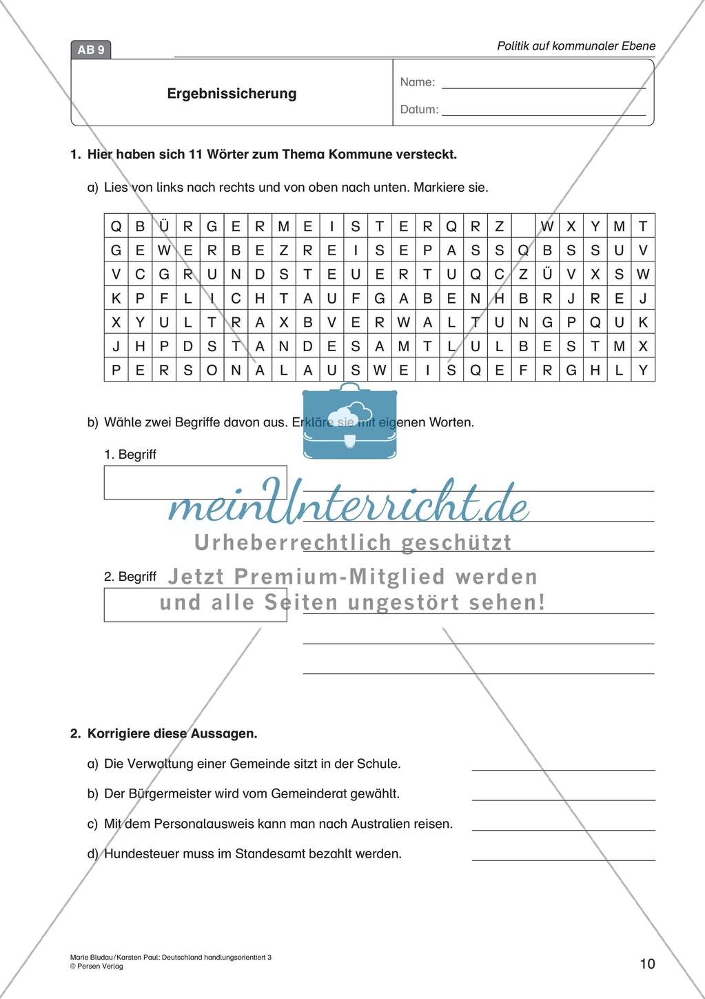 Politik auf kommunaler Ebene Preview 12