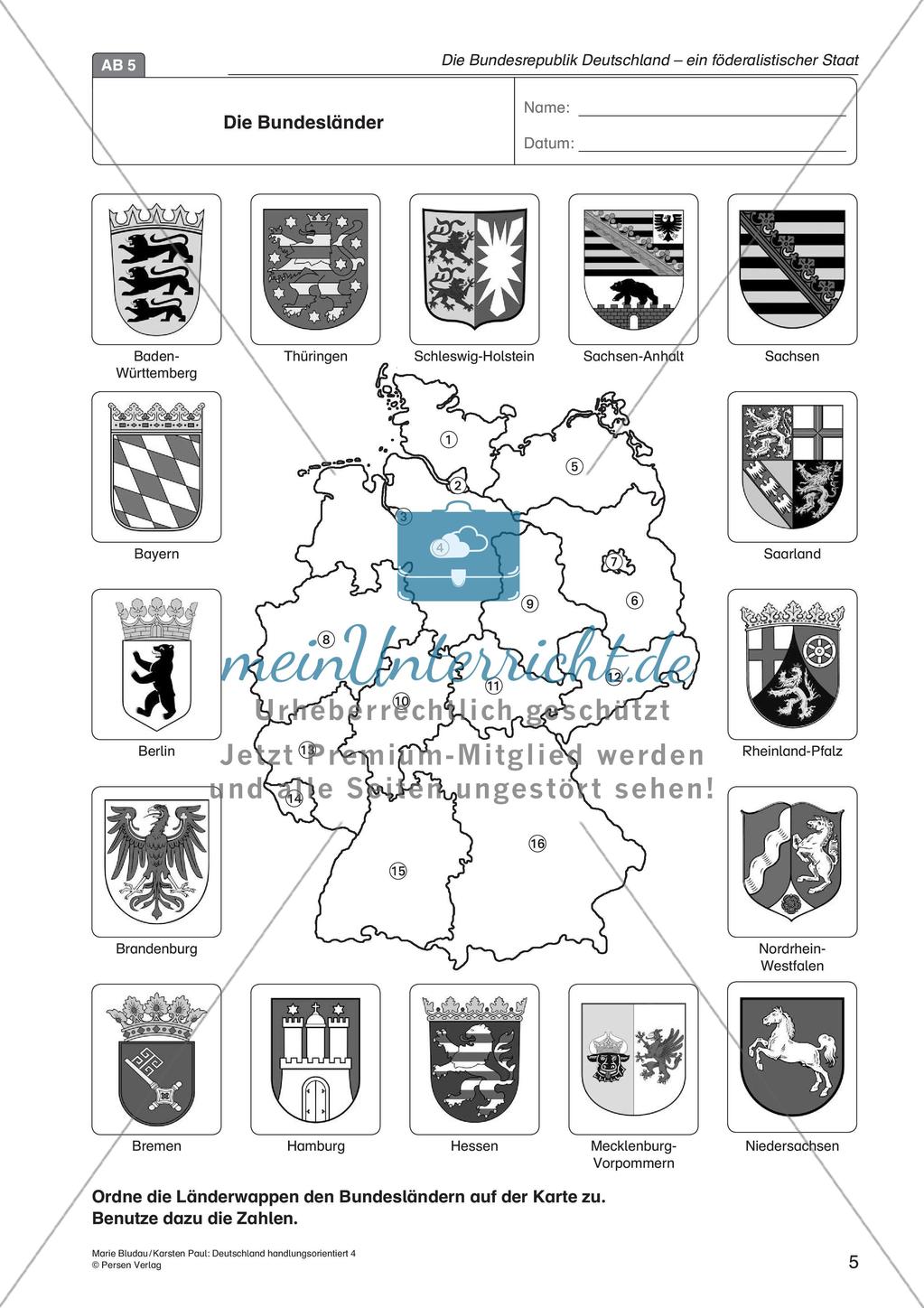 Die BRD: ein föderalistischer Staat Preview 7
