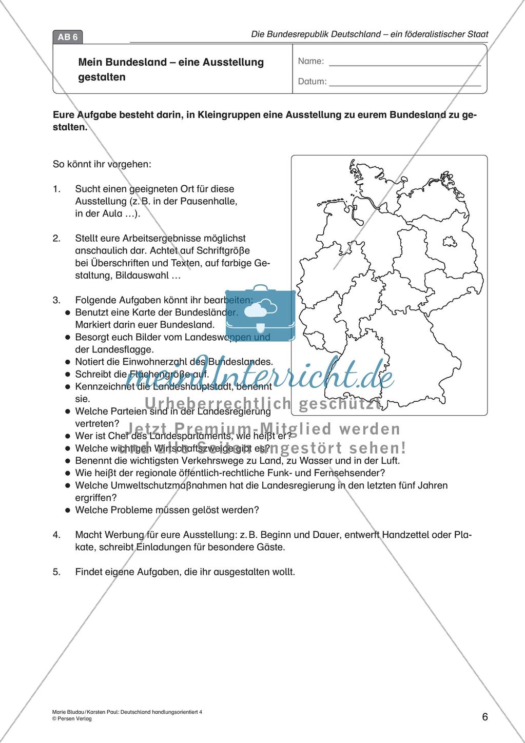 Die BRD: ein föderalistischer Staat Preview 8