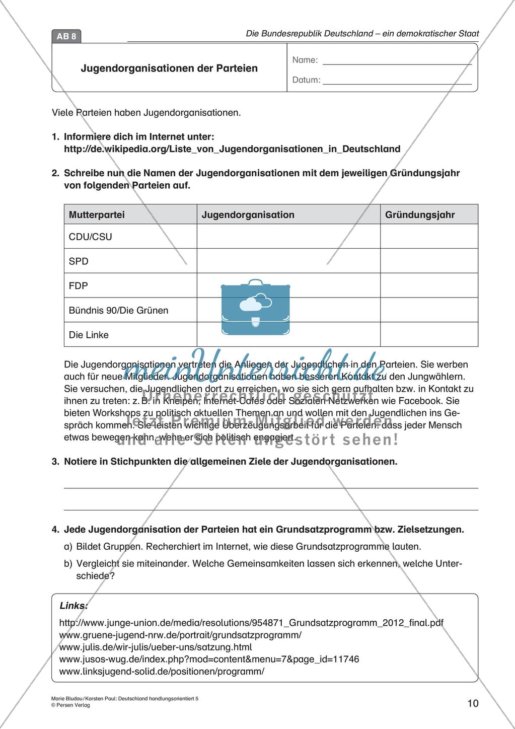 Die BRD: ein demokratischer Staat Preview 12